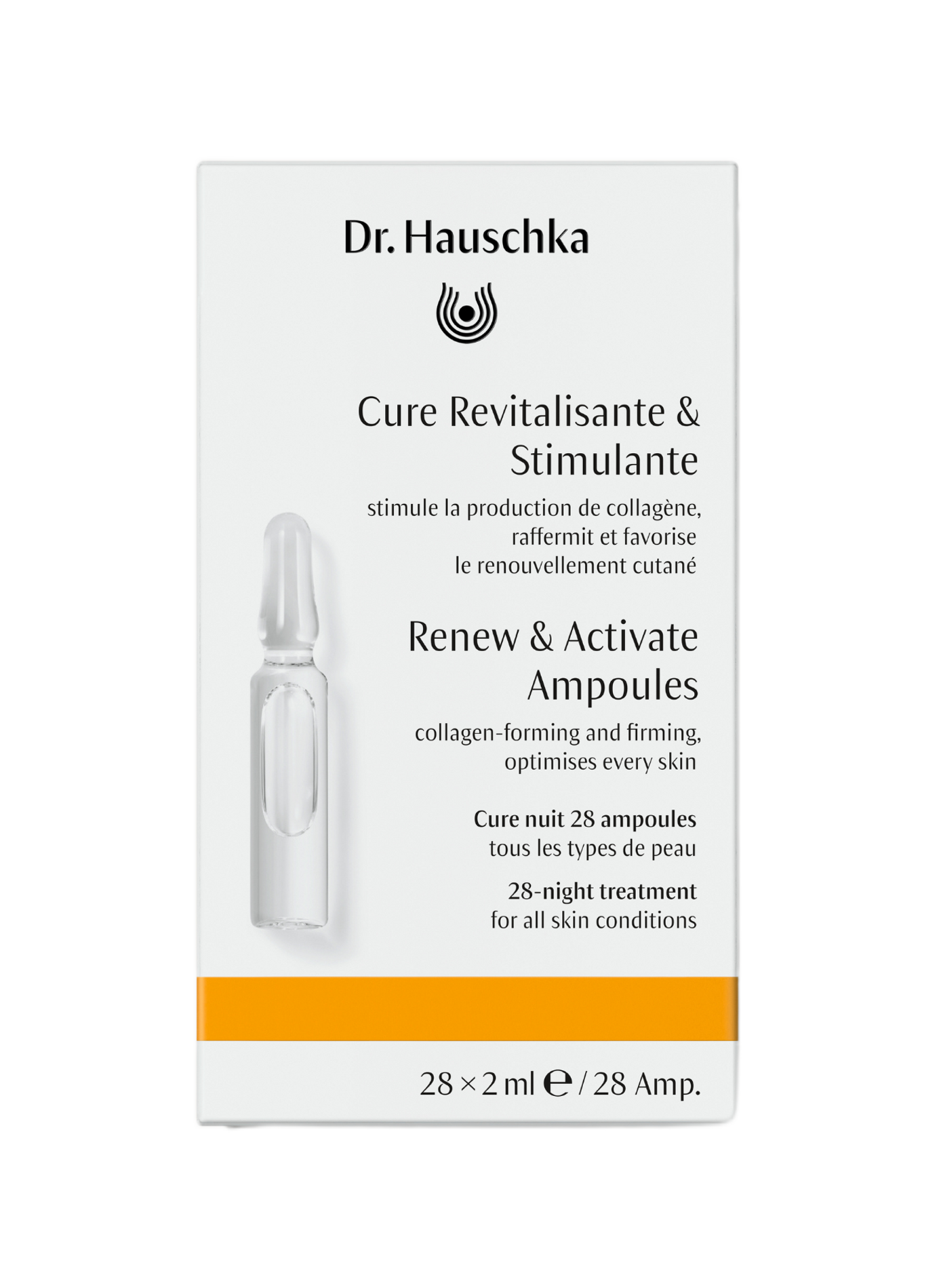 Revitalizing & Stimulating Treatment 28 ampoules x 2ml DR HAUSCHKA No color