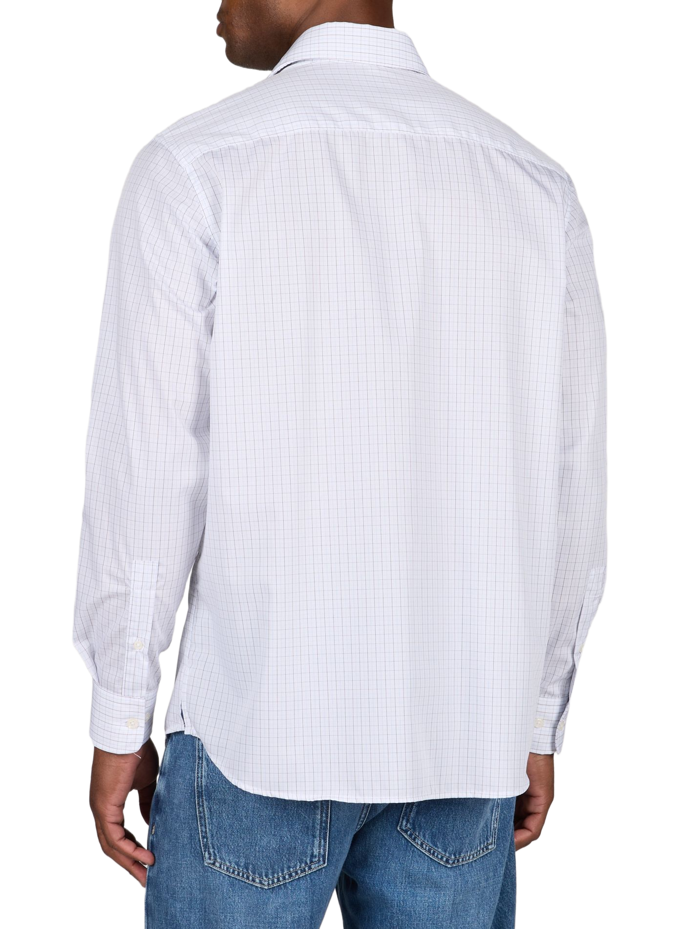 Checked cotton shirt Haro AU PRINTEMPS PARIS Blue