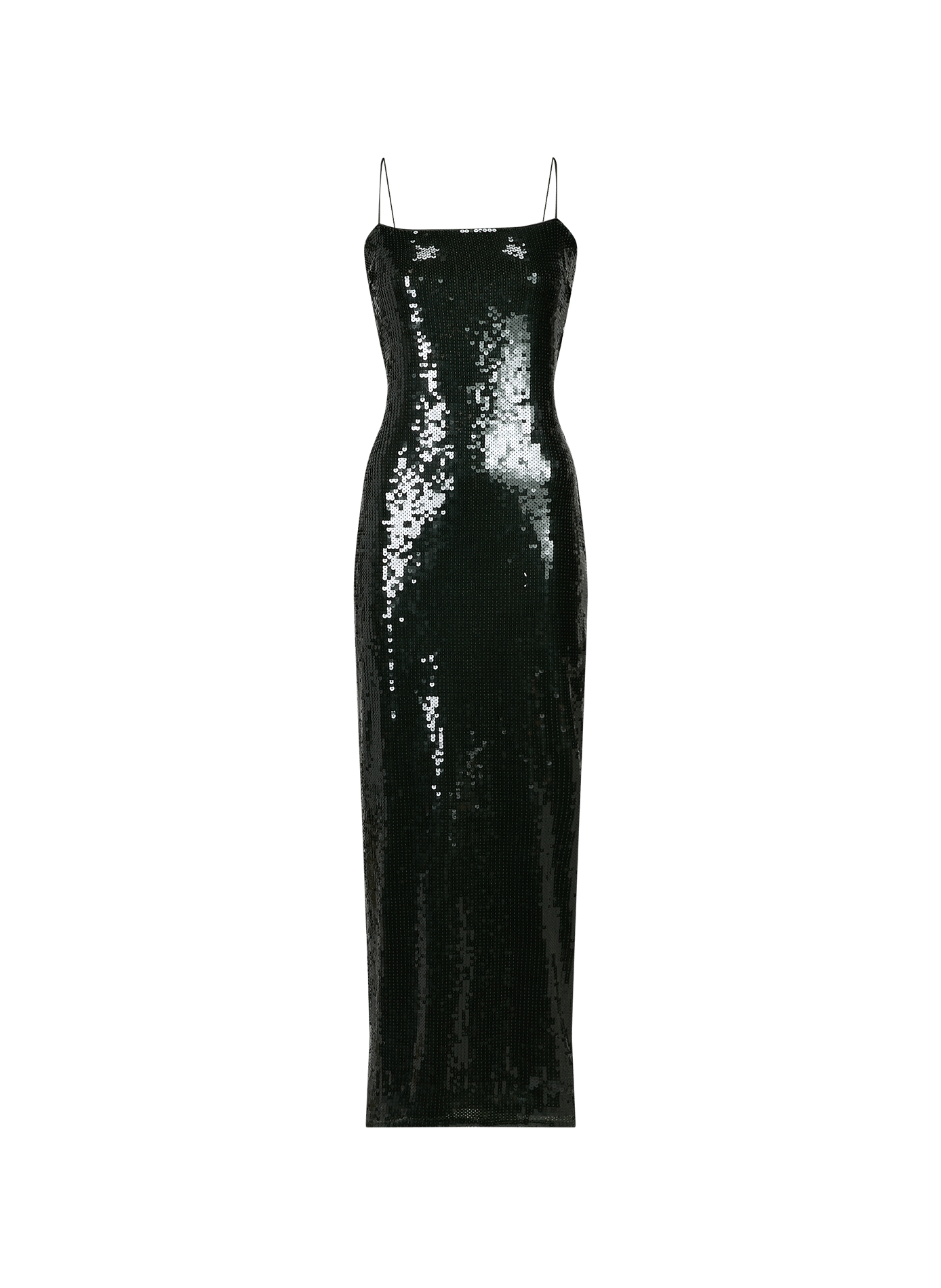 Sequin slip dress ROTATE Green