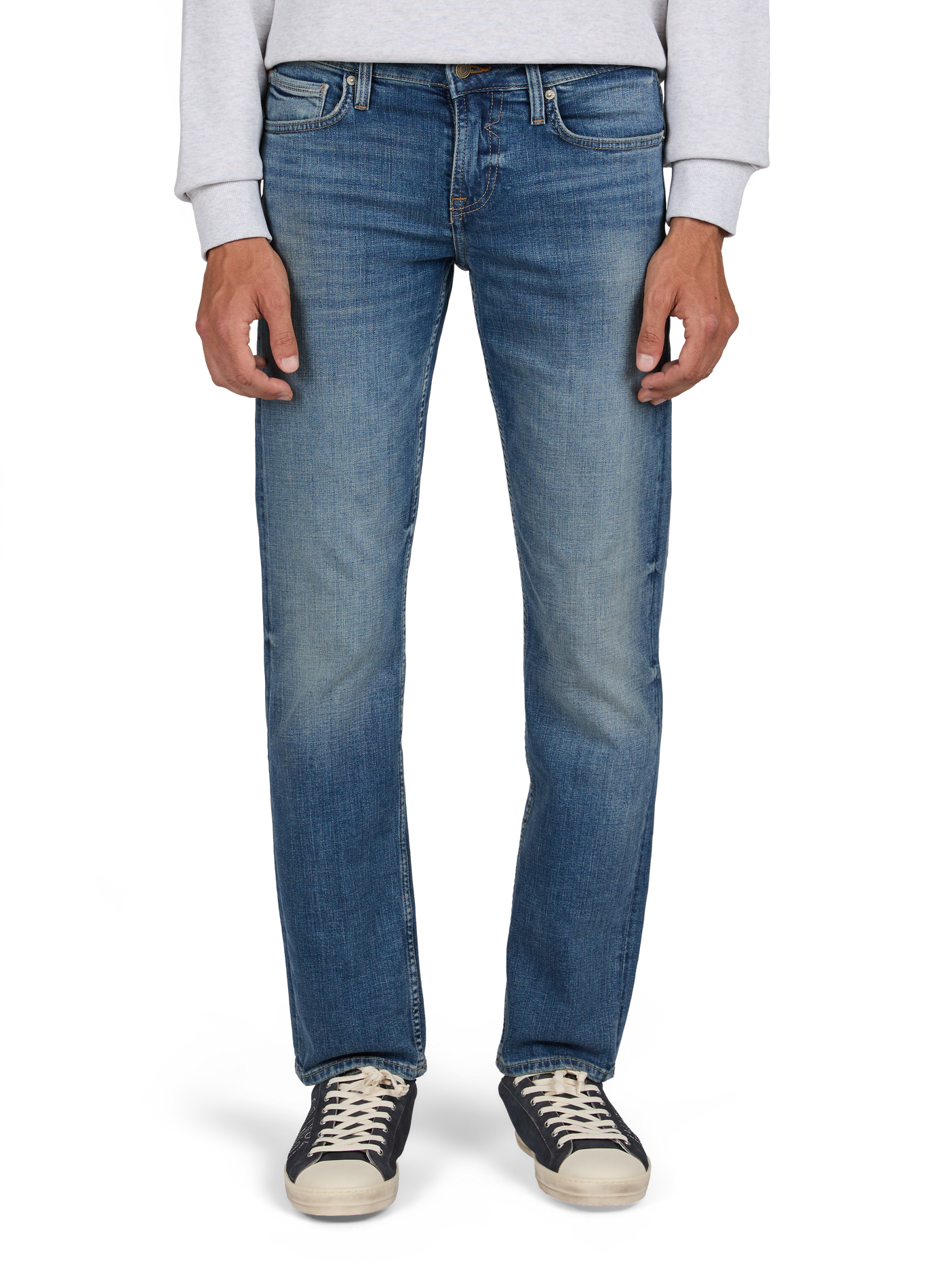 Schmale Jeans aus Baumwollmischung GUESS Blau