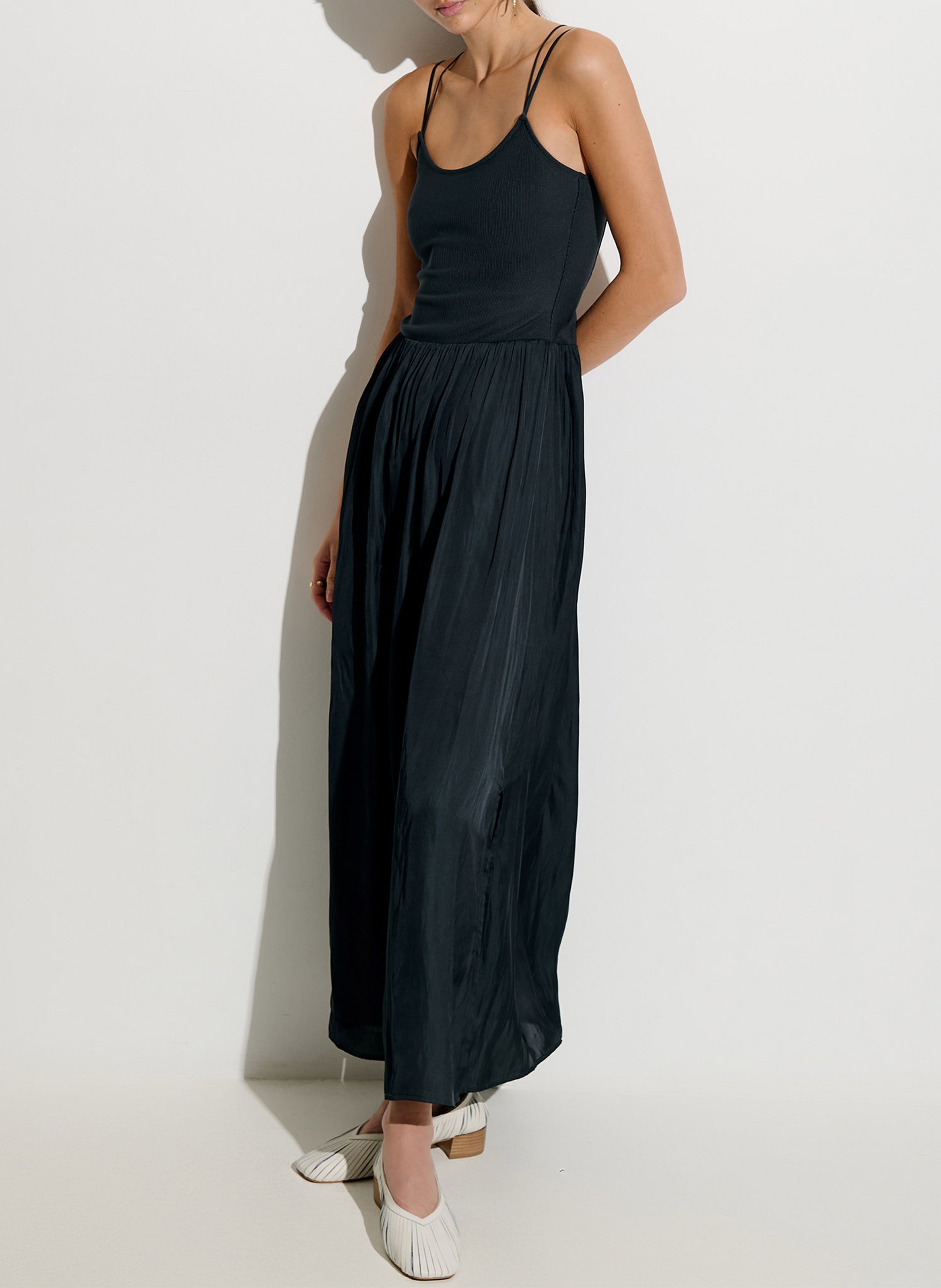 Robe longue col rond sweet mambo SESSUN Vert