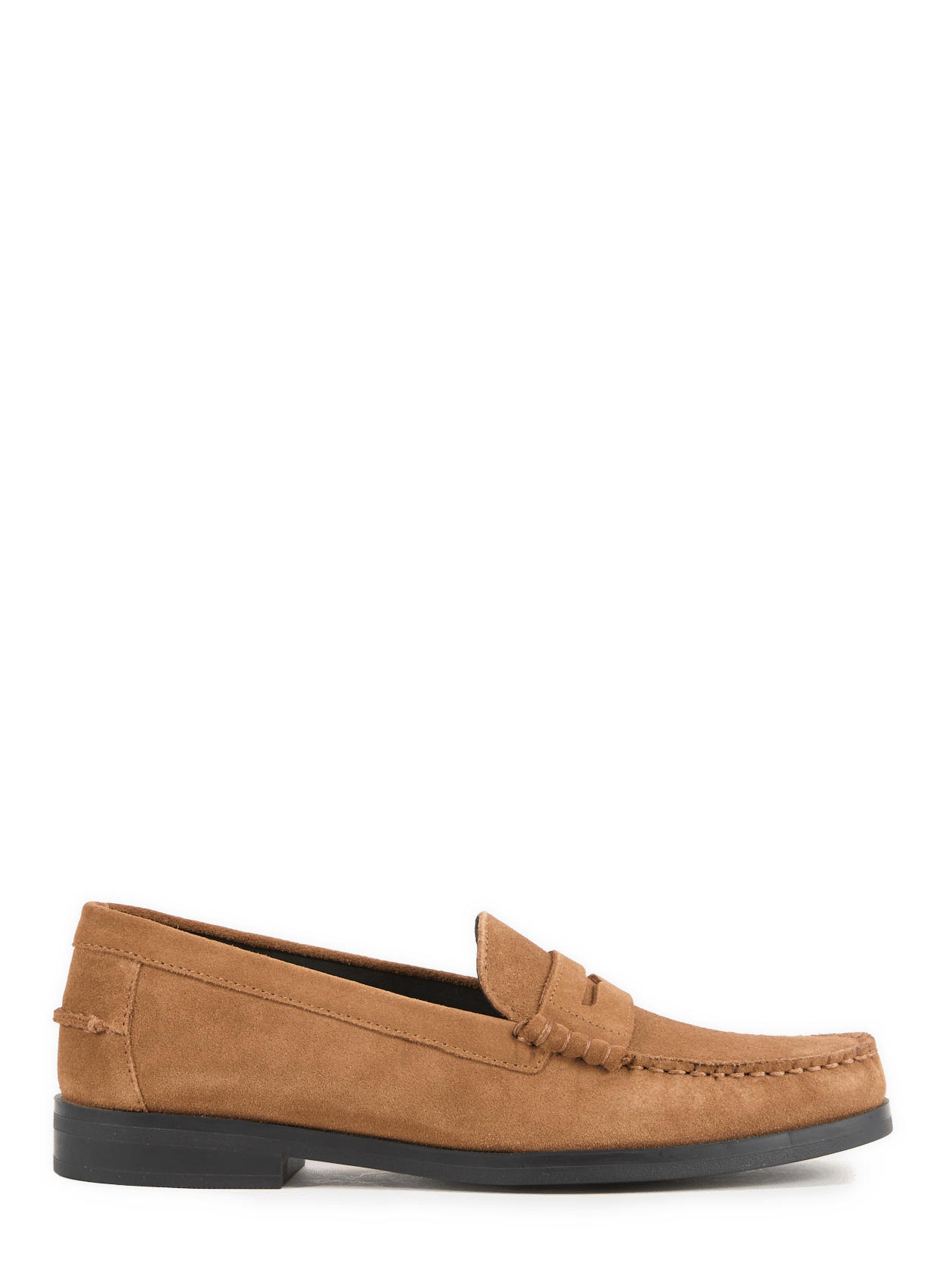 Leather loafers GEOX Brown