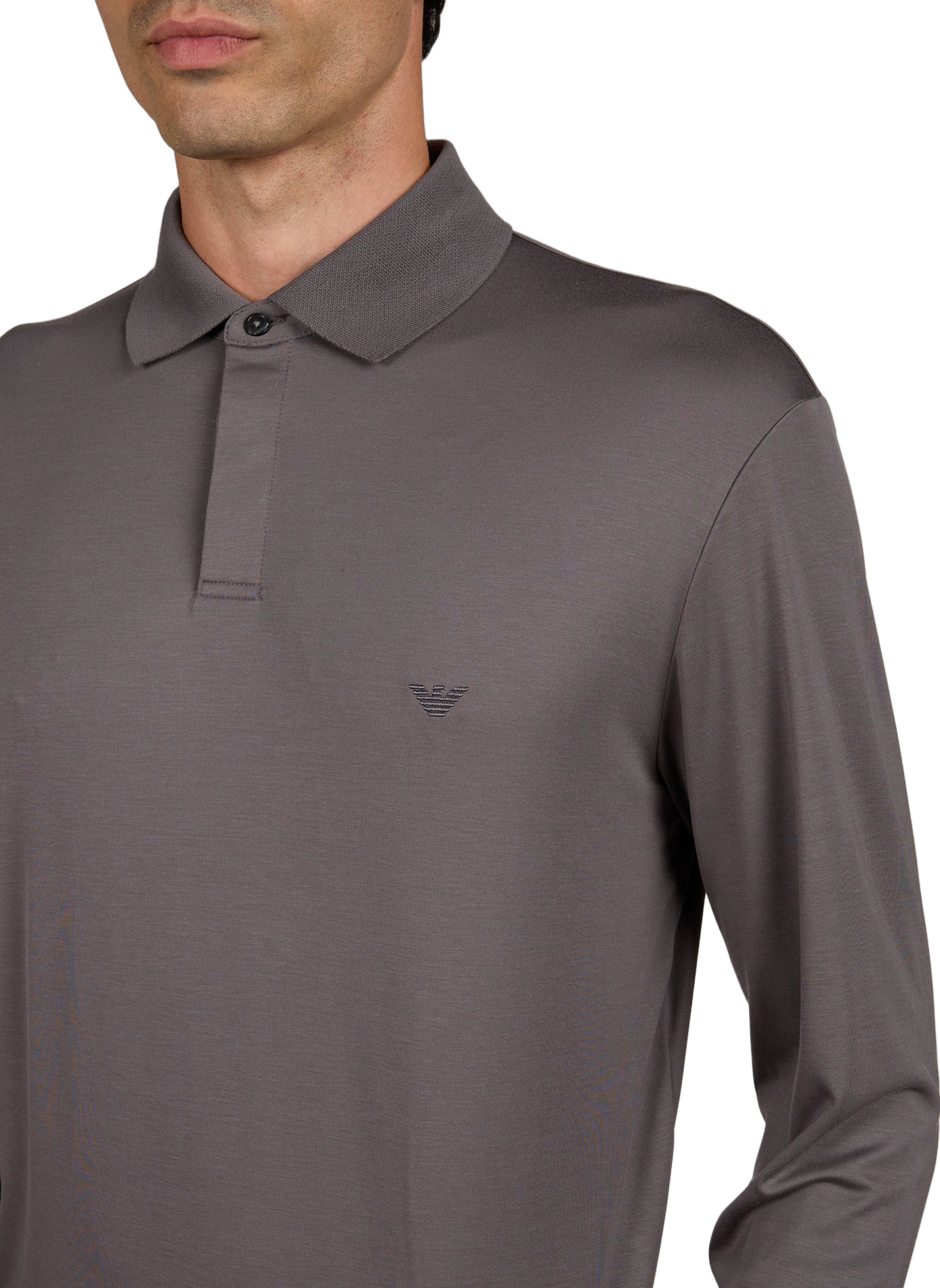 Reguliere pasvorm polo EMPORIO ARMANI Grijs