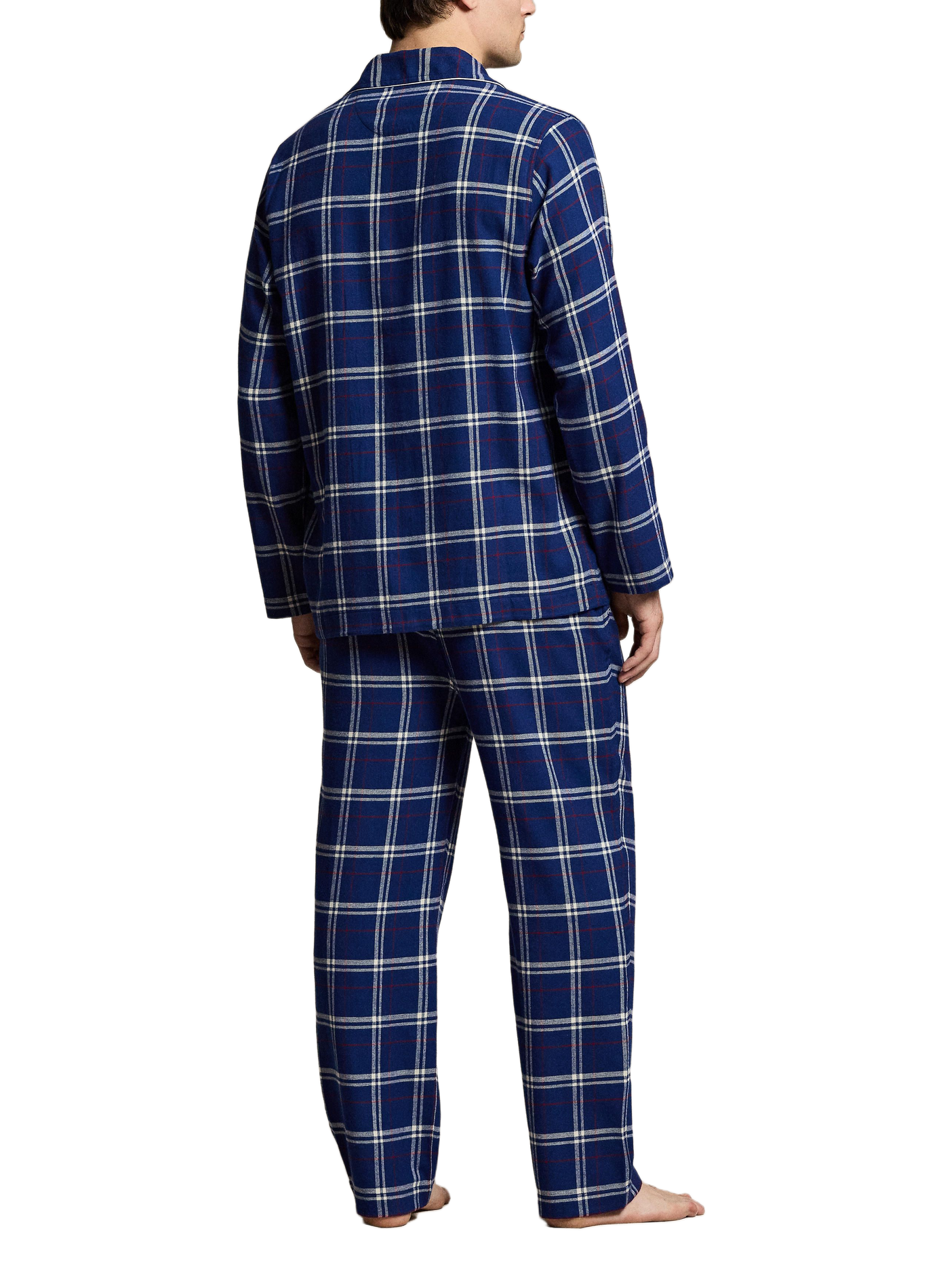 Ensemble de pyjama à carreaux en coton POLO RALPH LAUREN Bleu