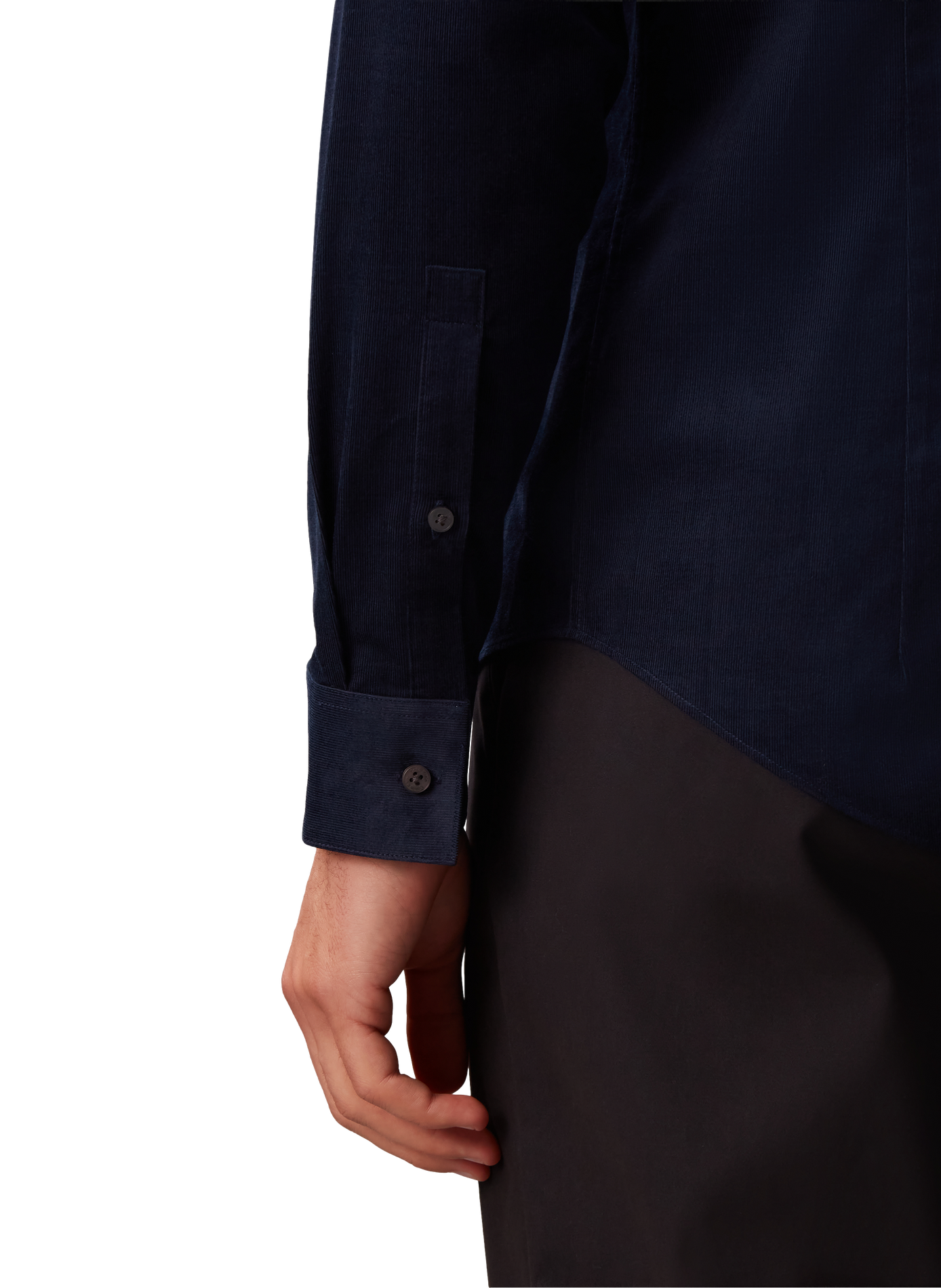 Chemise droite en coton CALVIN KLEIN Bleu