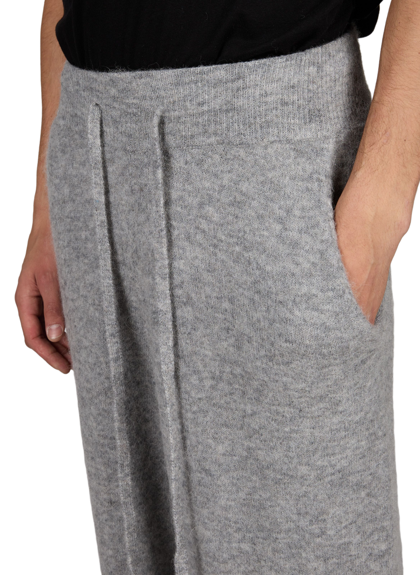 Lässige Hose mit weiter Passform aus Wollmischung SEVENTH Grau