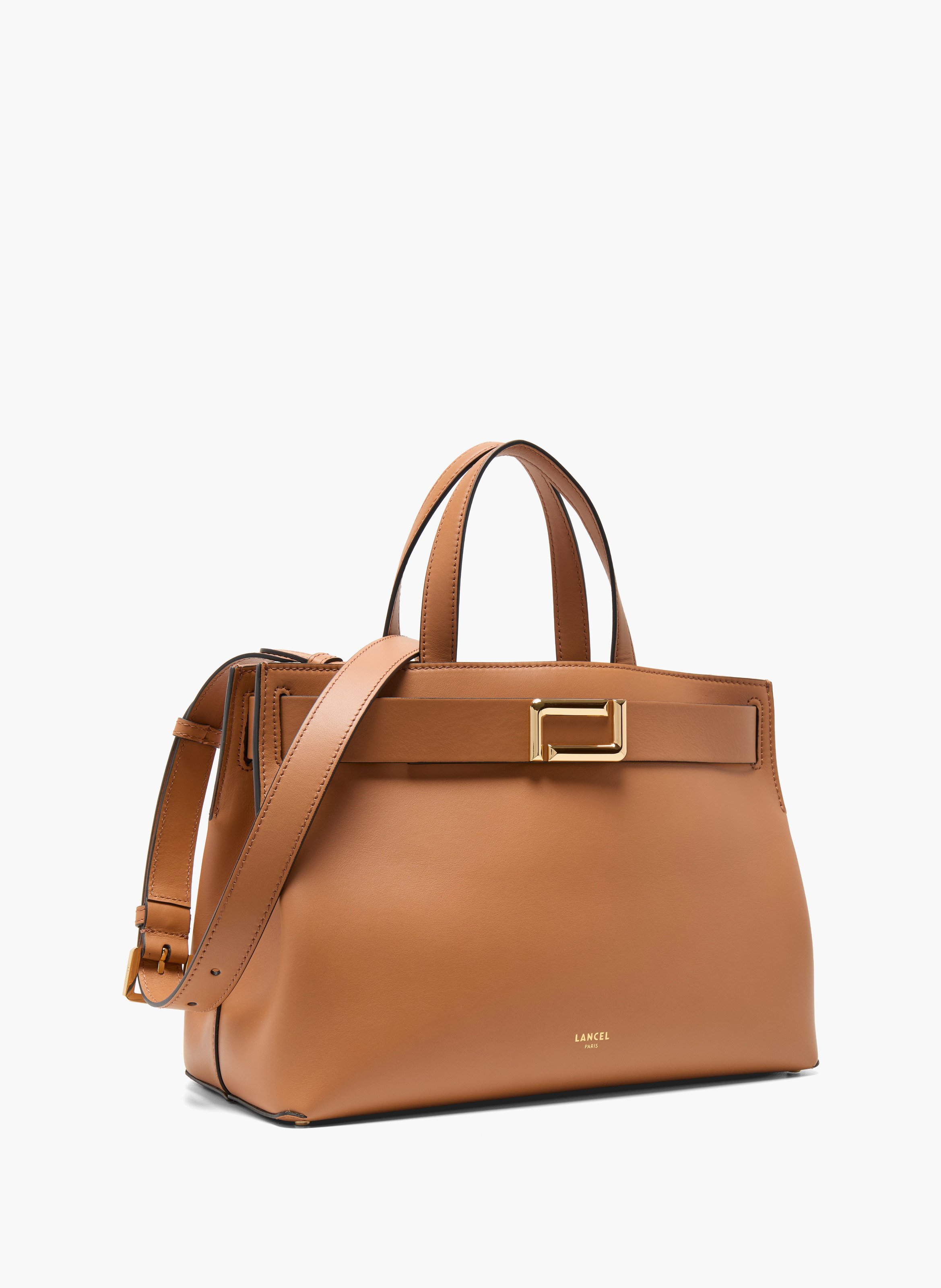 Sac carryall m angèle de lancel en cuir LANCEL Marron
