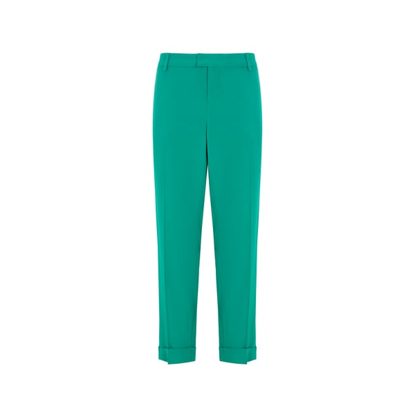 Pantalon Claude cropped en crêpe