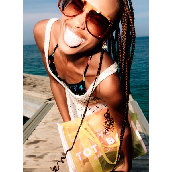 Lunettes de soleil West en métal et matériau biosourcé