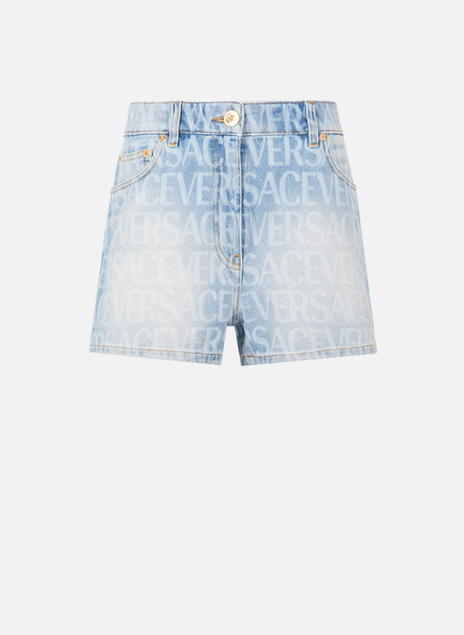 Versace all-over denim shorts VERSACE