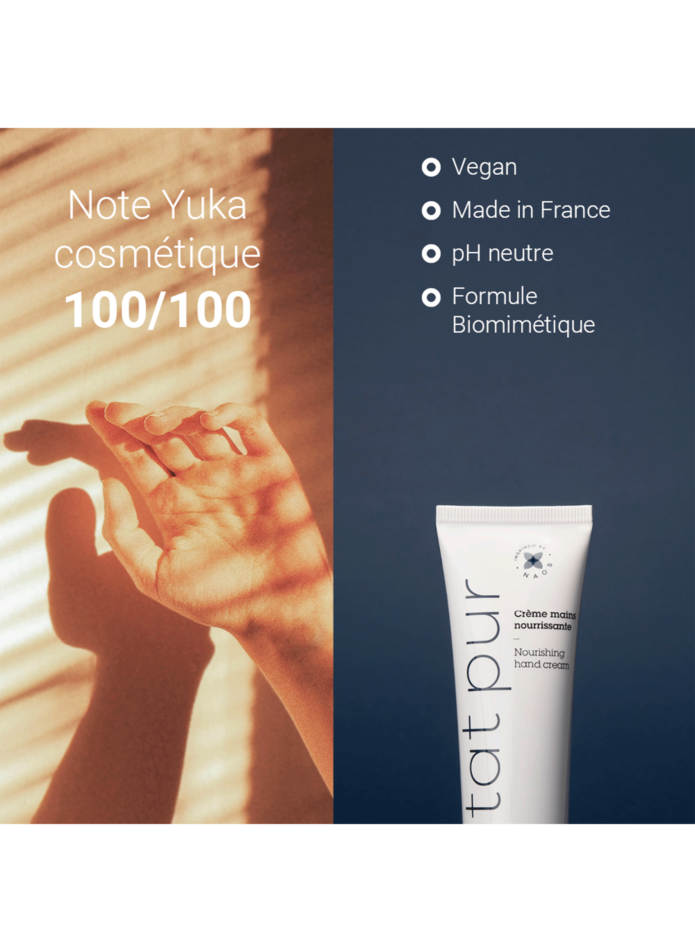 La crème main nourrissante ETAT PUR No color