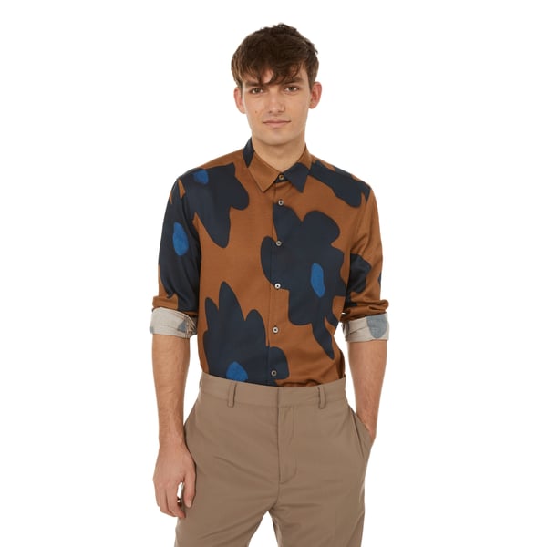 Chemise imprimée en lyocell