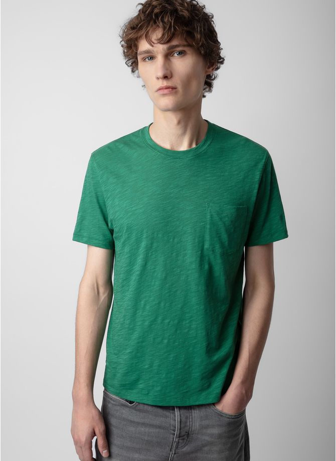 Tee-shirt regular-fit en coton flammé stockholm ZADIG&VOLTAIRE