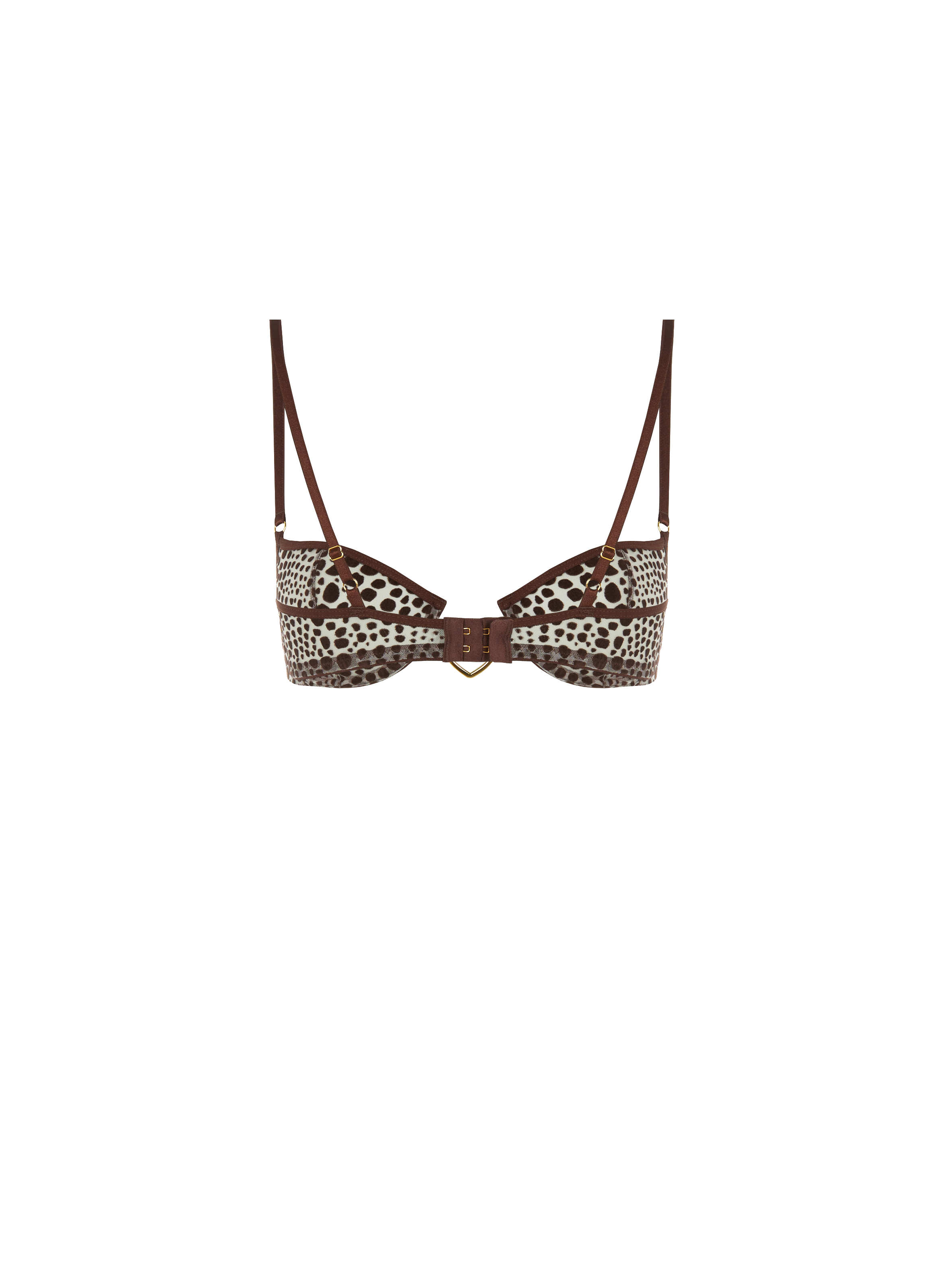 Soutien-gorge imprimé  LE PETIT TROU Marron