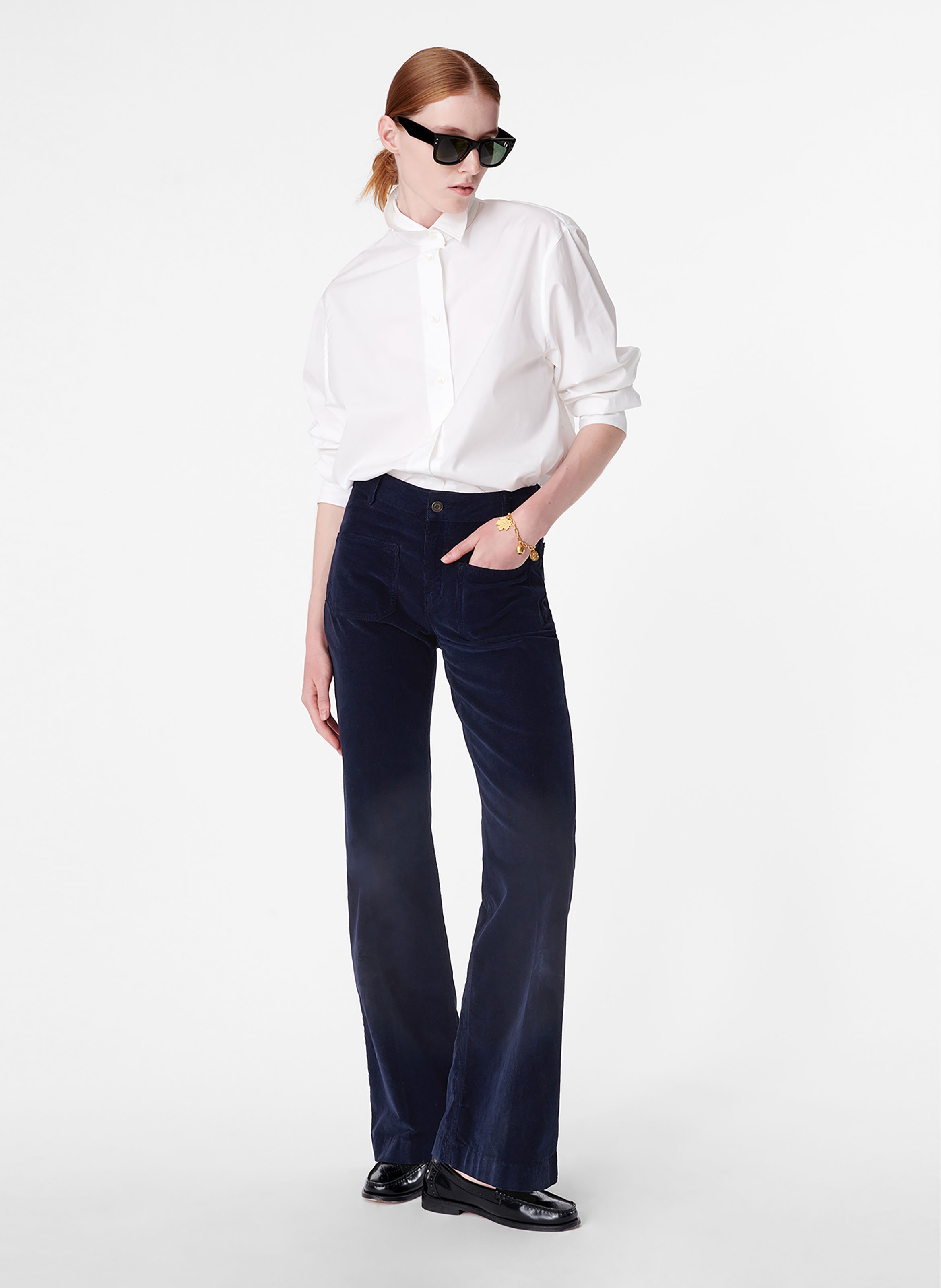 Pantalon Flare Dompay VANESSA BRUNO Bleu