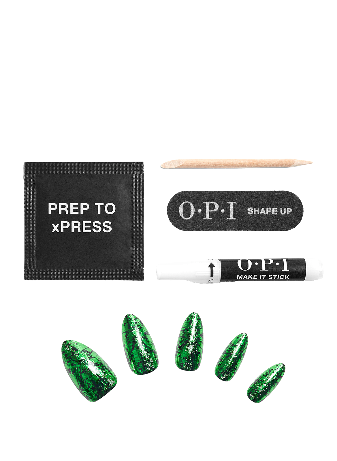 Know Your Power - Reusable Fake Nails OPI No color