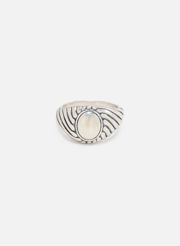 Paragon silver ring Silver by SERGE DENIMES SERGE DENIMES Paragon silver ring Silver