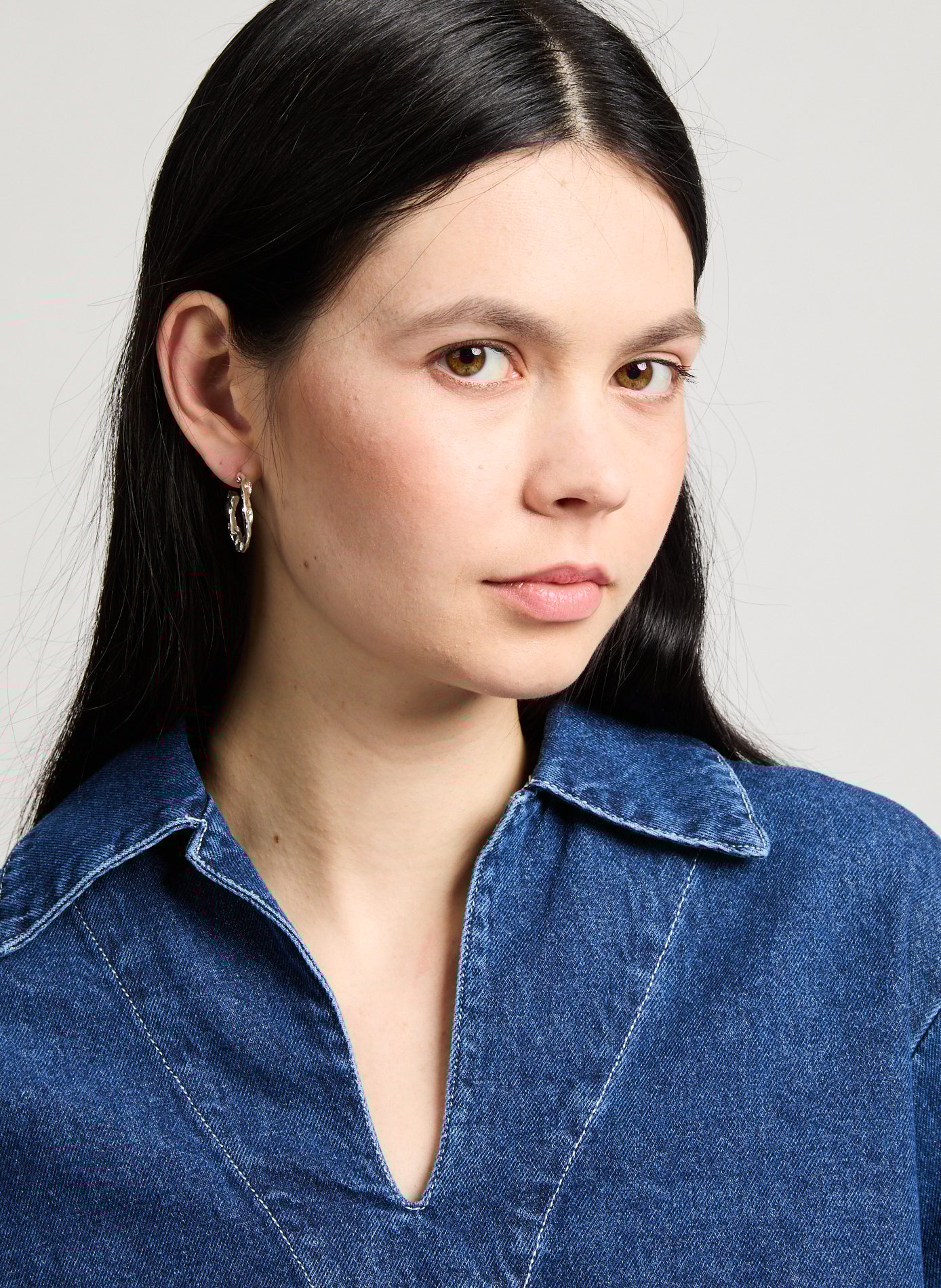 Boucles d'oreille Melies Full Moon HERMINA ATHENS Argent