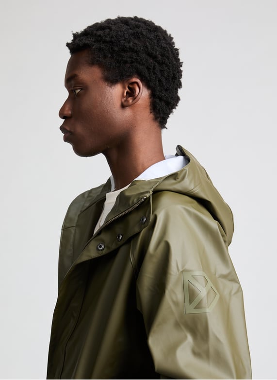 Veste imperméable à capuche | Vert by DIDRIKSONS Veste imperméable à capuche Vert