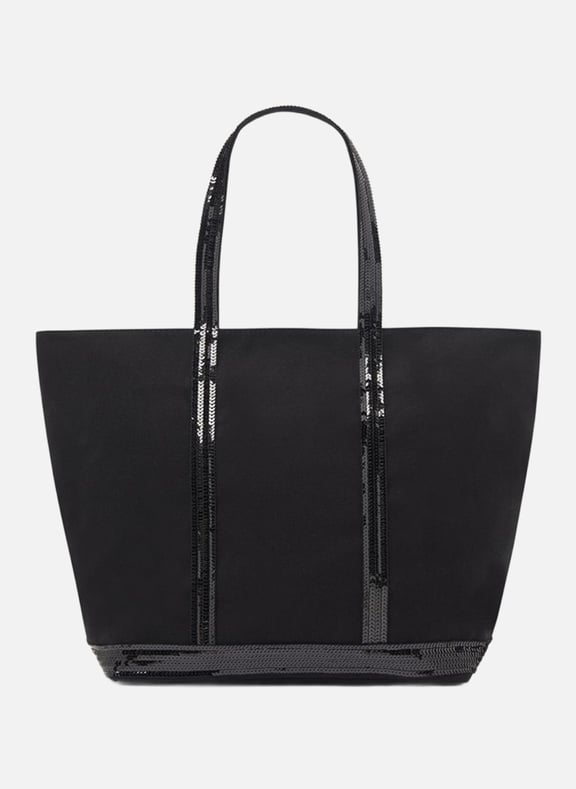Cabas l zippé en toile Noir by VANESSA BRUNO VANESSA BRUNO Cabas l zippé en toile Noir