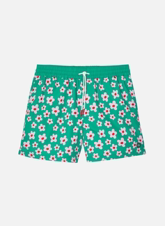 Short de bain en polyester recyclé Vert by BILLYBELT BILLYBELT Short de bain en polyester recyclé Vert