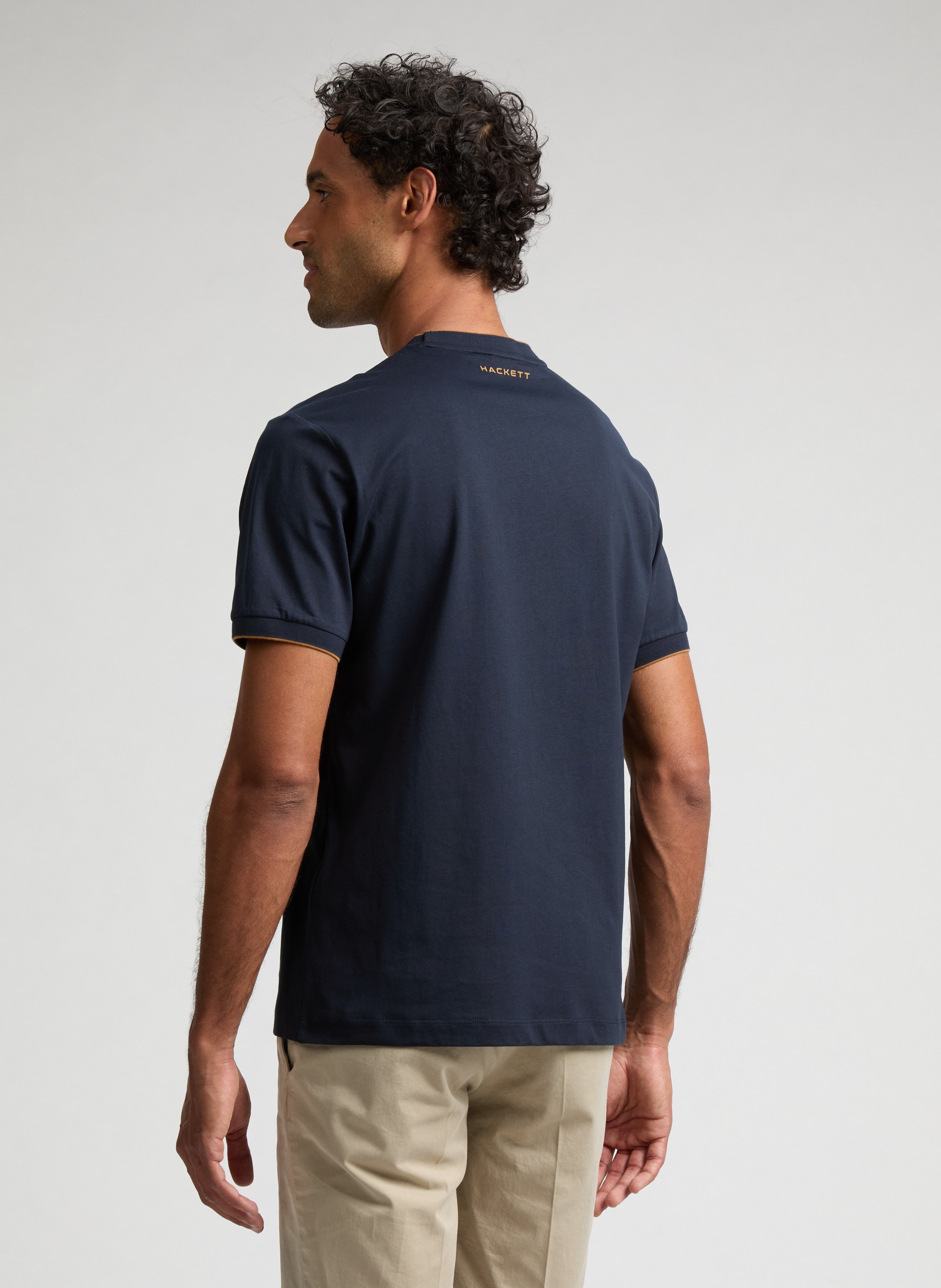 T-shirt en coton  HACKETT Bleu
