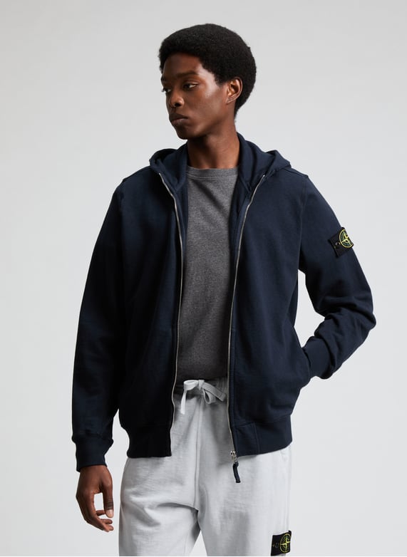 SWEAT A CAPUCHE STONE ISLAND BLANC 751564120-V0001 SWEAT A CAPUCHE STONE ISLAND BLANC 751564120-V0001