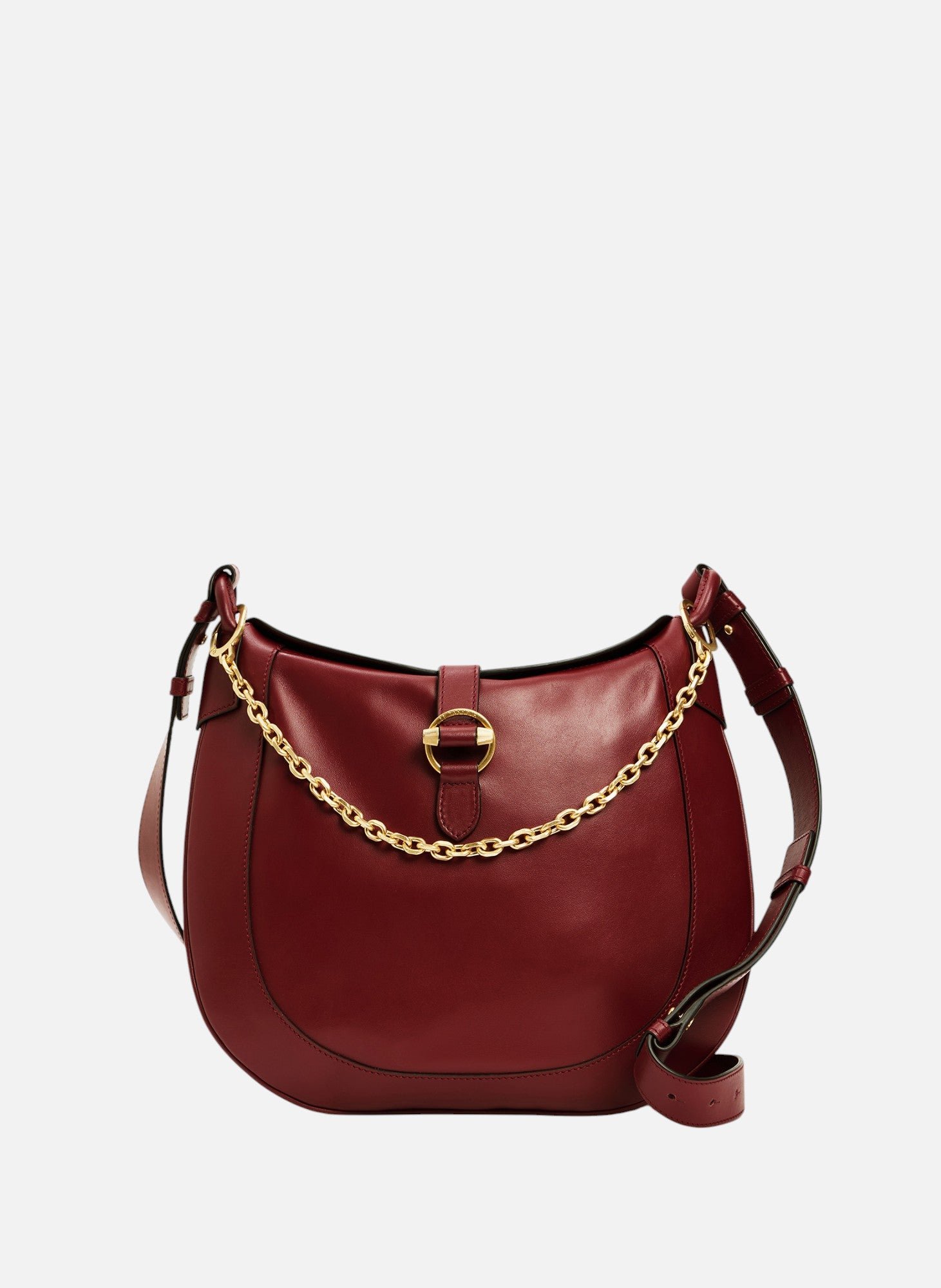 Grand sac bandoulière pia en cuir lisse TU