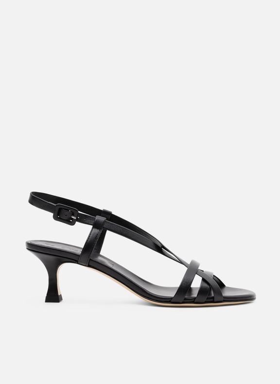 Sandales lena en nappa Noir by PARALLELE PARALLELE Sandales lena en nappa Noir