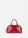 Large half moon bag - Exo | Red by LANCASTER LANCASTER Large half moon bag - Exo | Red