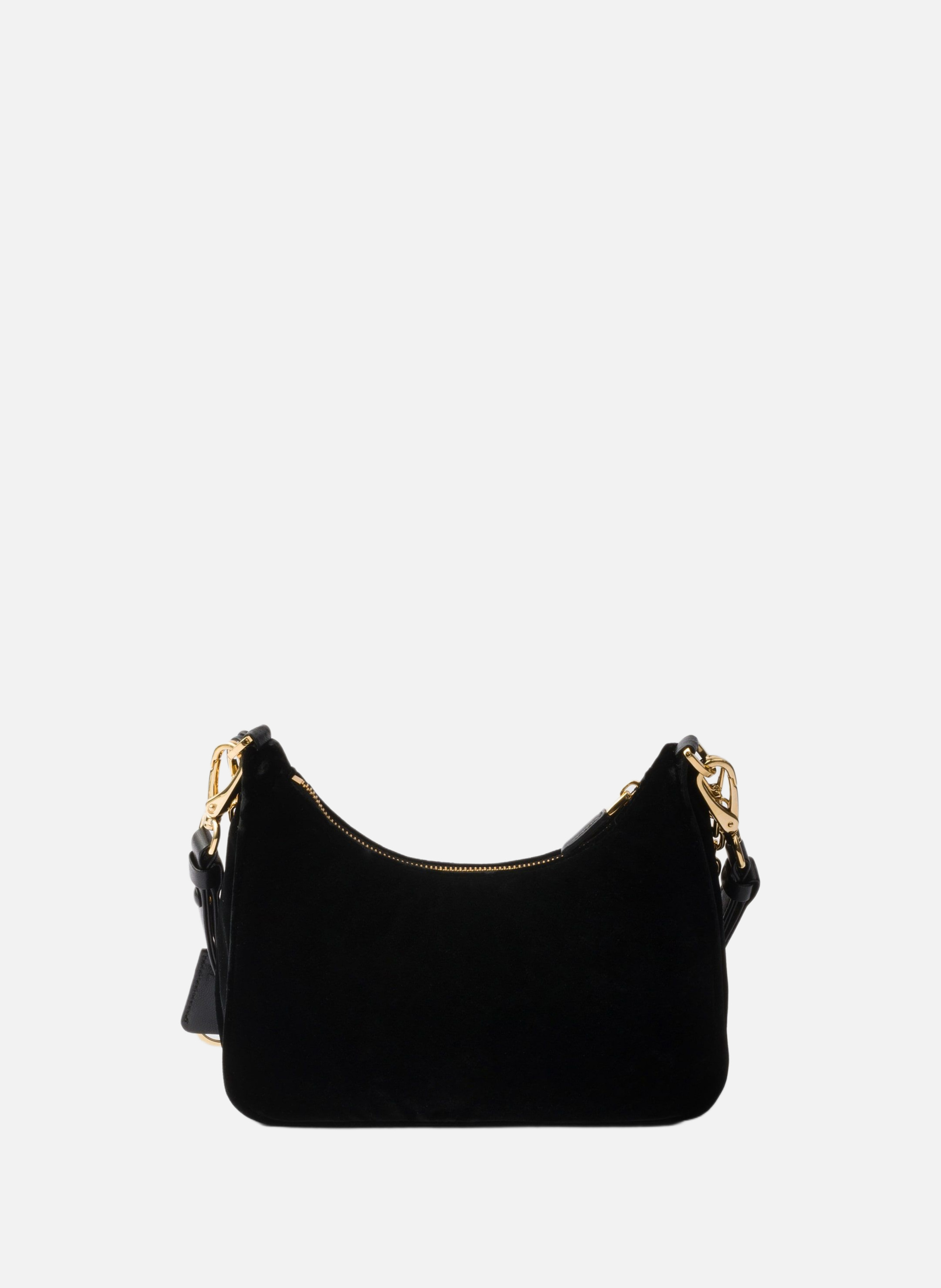 Mini sac prada re-edition en velours PRADA Noir