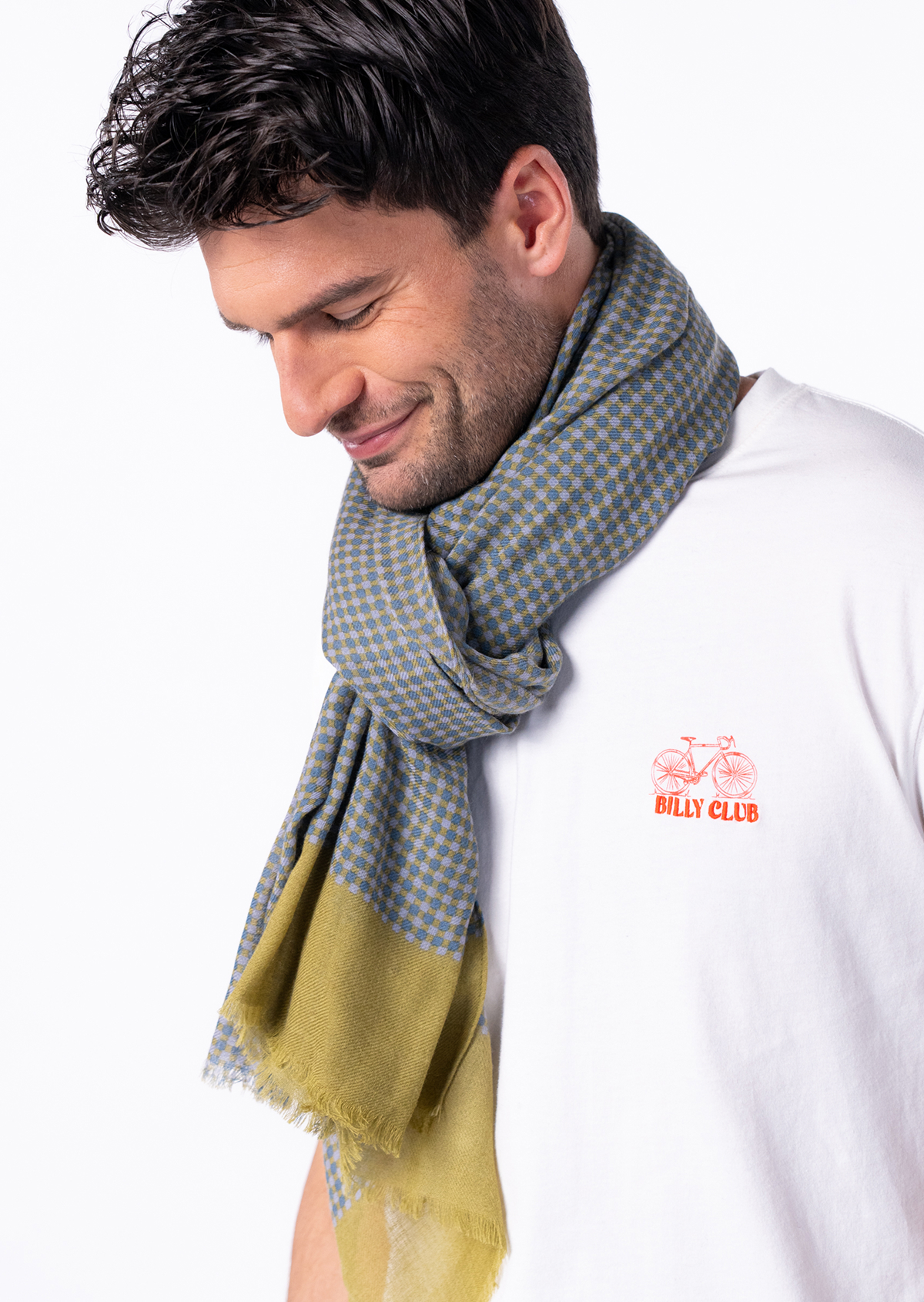 Foulard en laine BILLYBELT Bleu