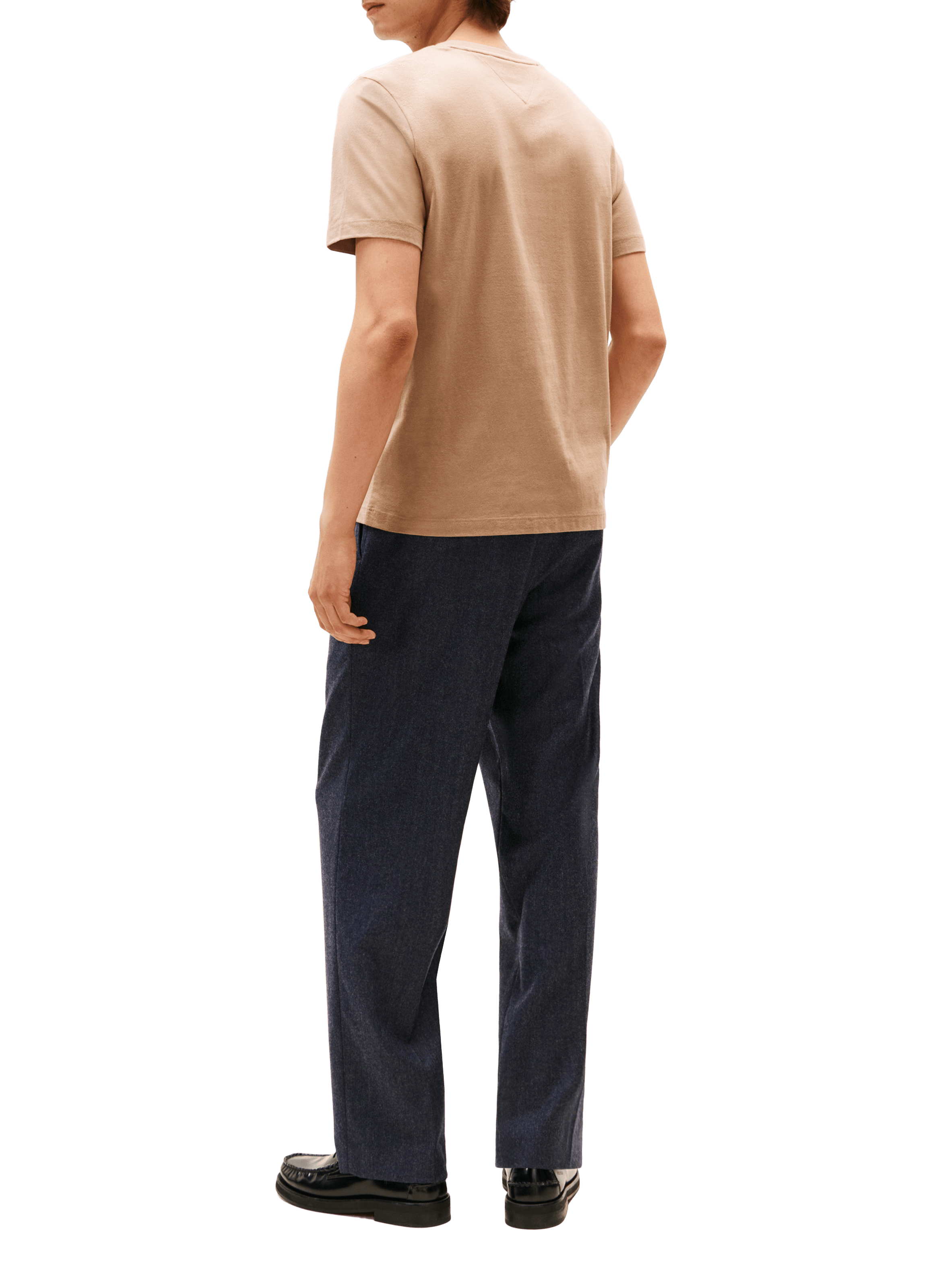 Classic Cotton T-Shirt TOMMY HILFIGER Beige