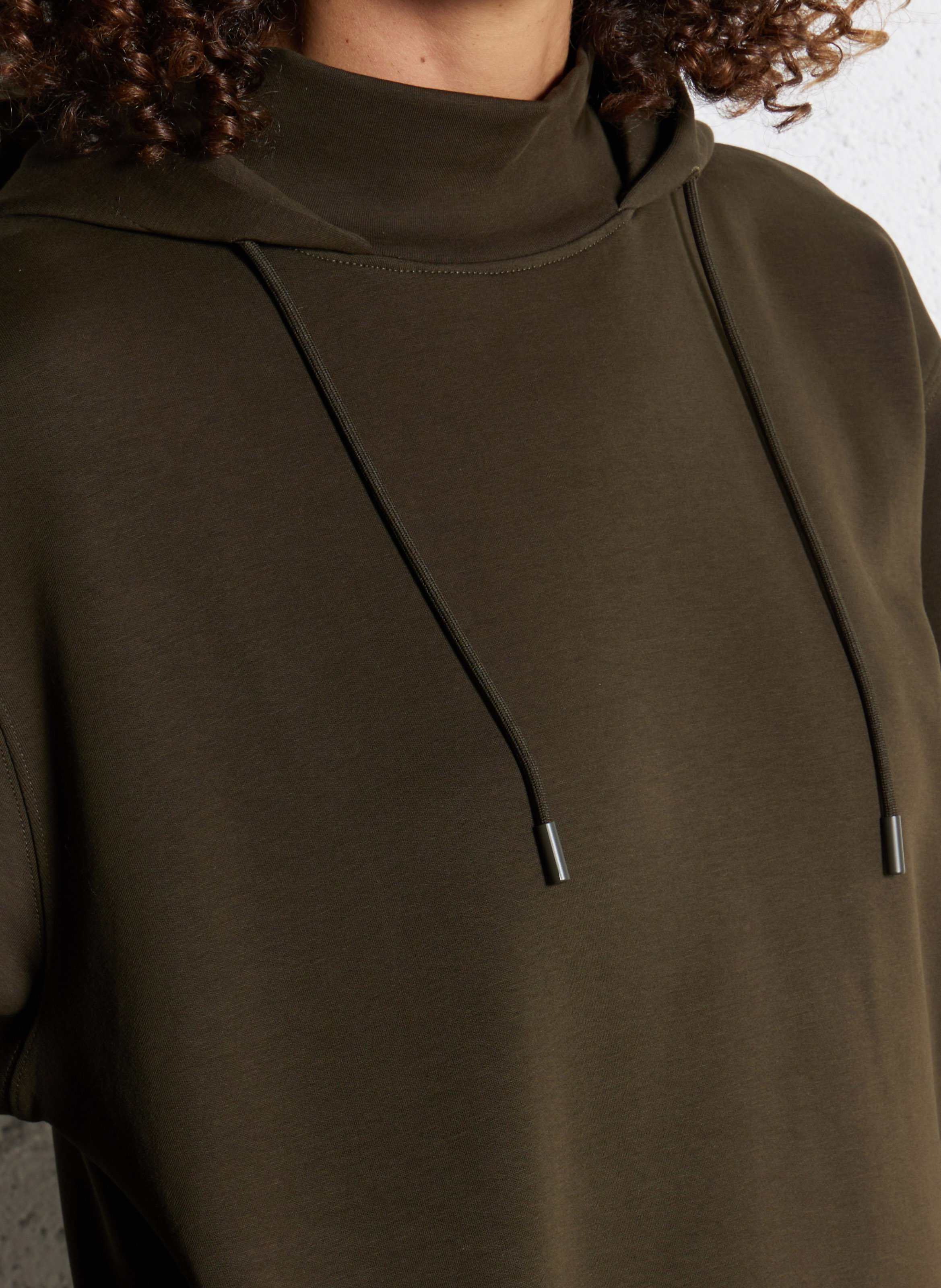 Sweat col rond en coton mélangé Freja MAISON 123 Kaki