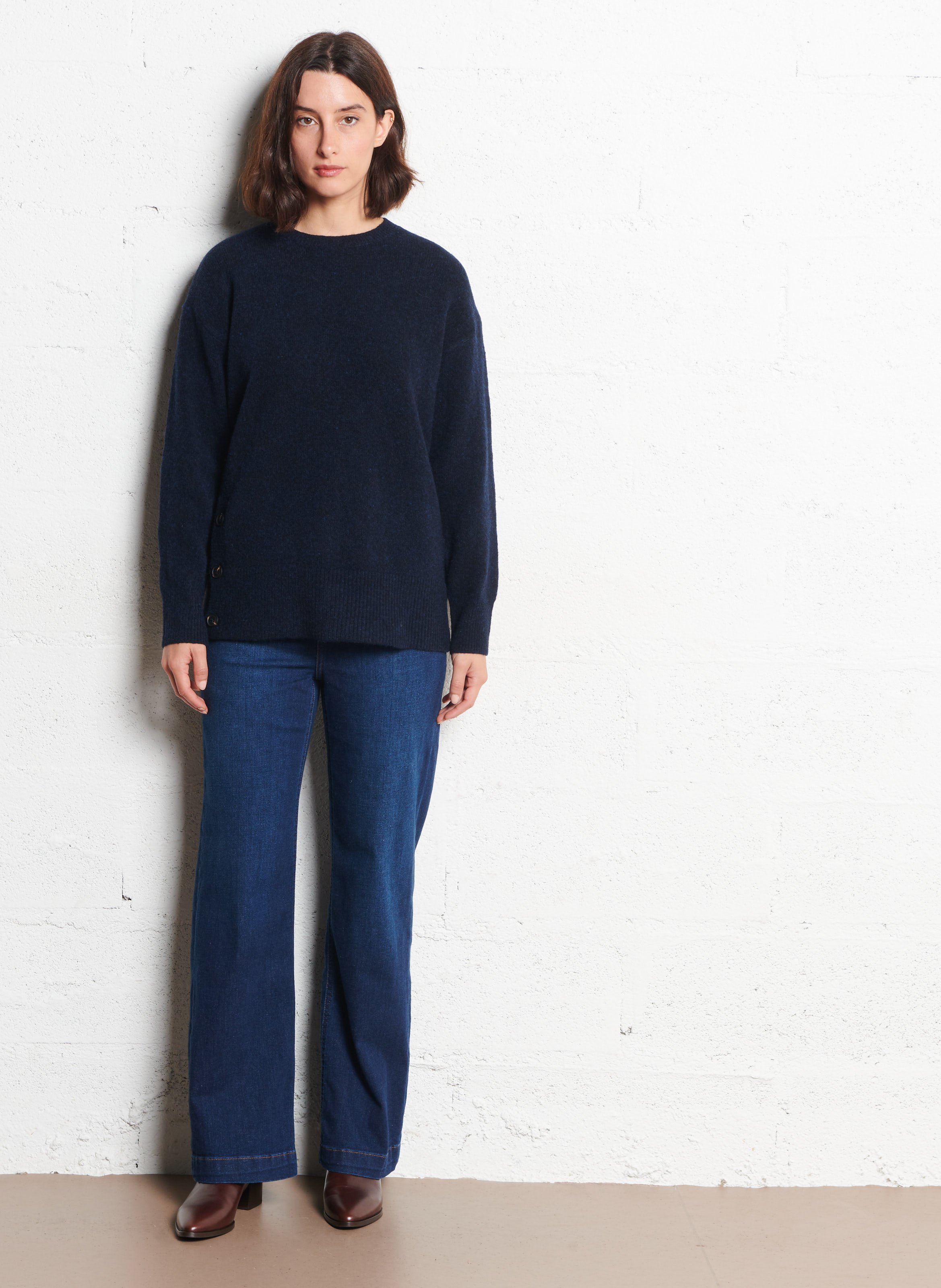 Bottines en cuir n°408 RIVECOUR Marron