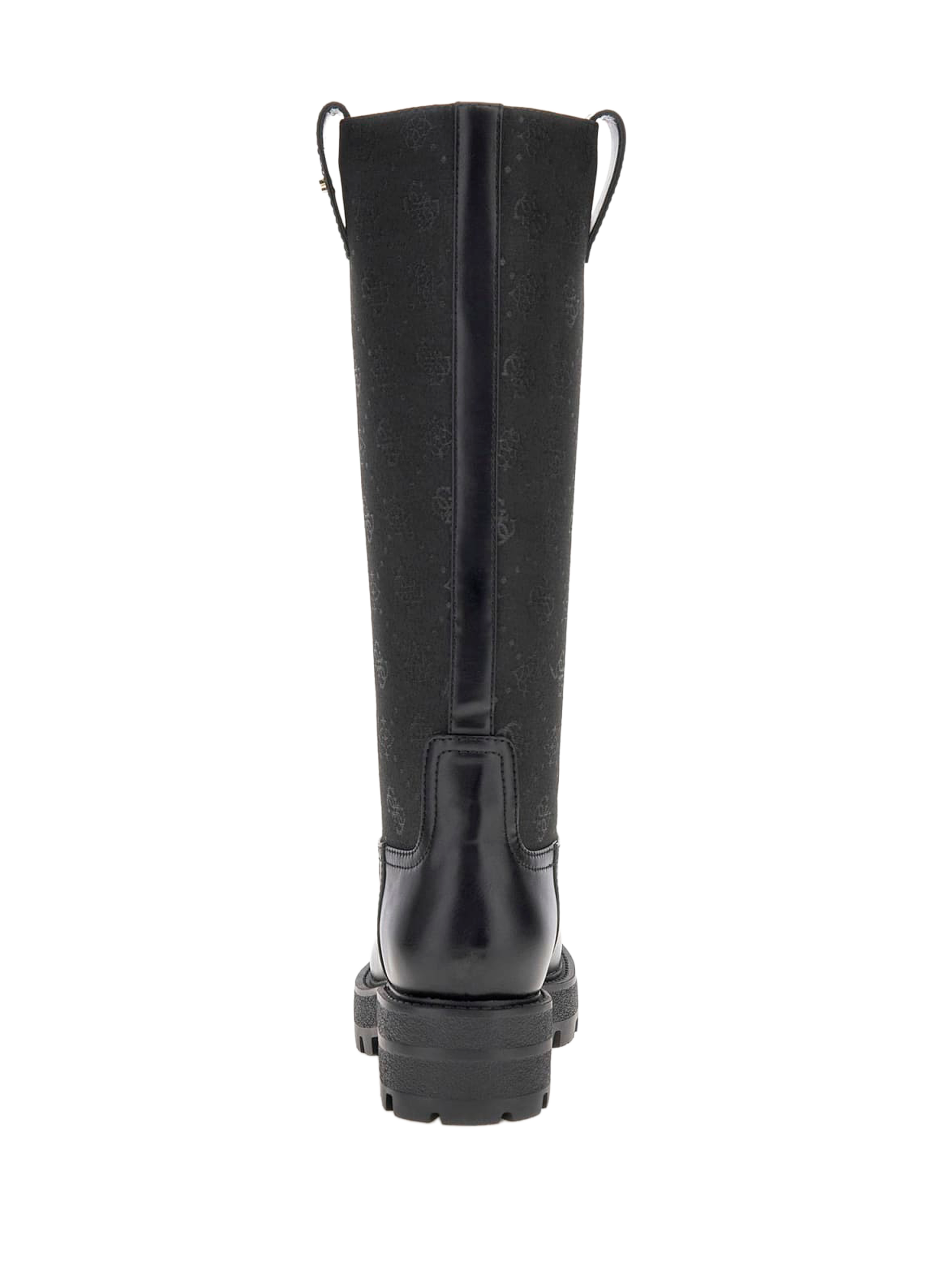 High boots with logo GUESS Black