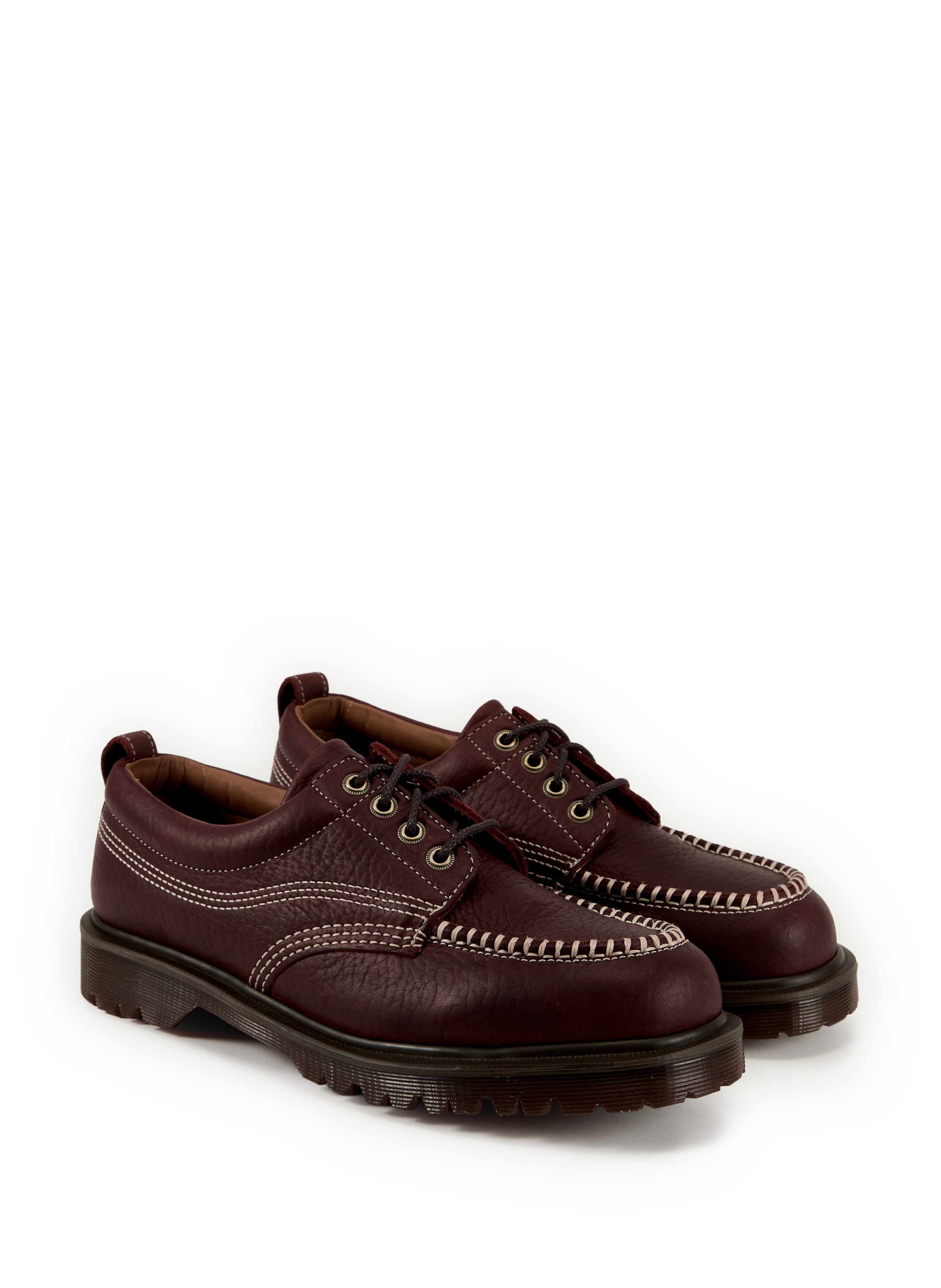 Lowell leather derbies DR. MARTENS Red