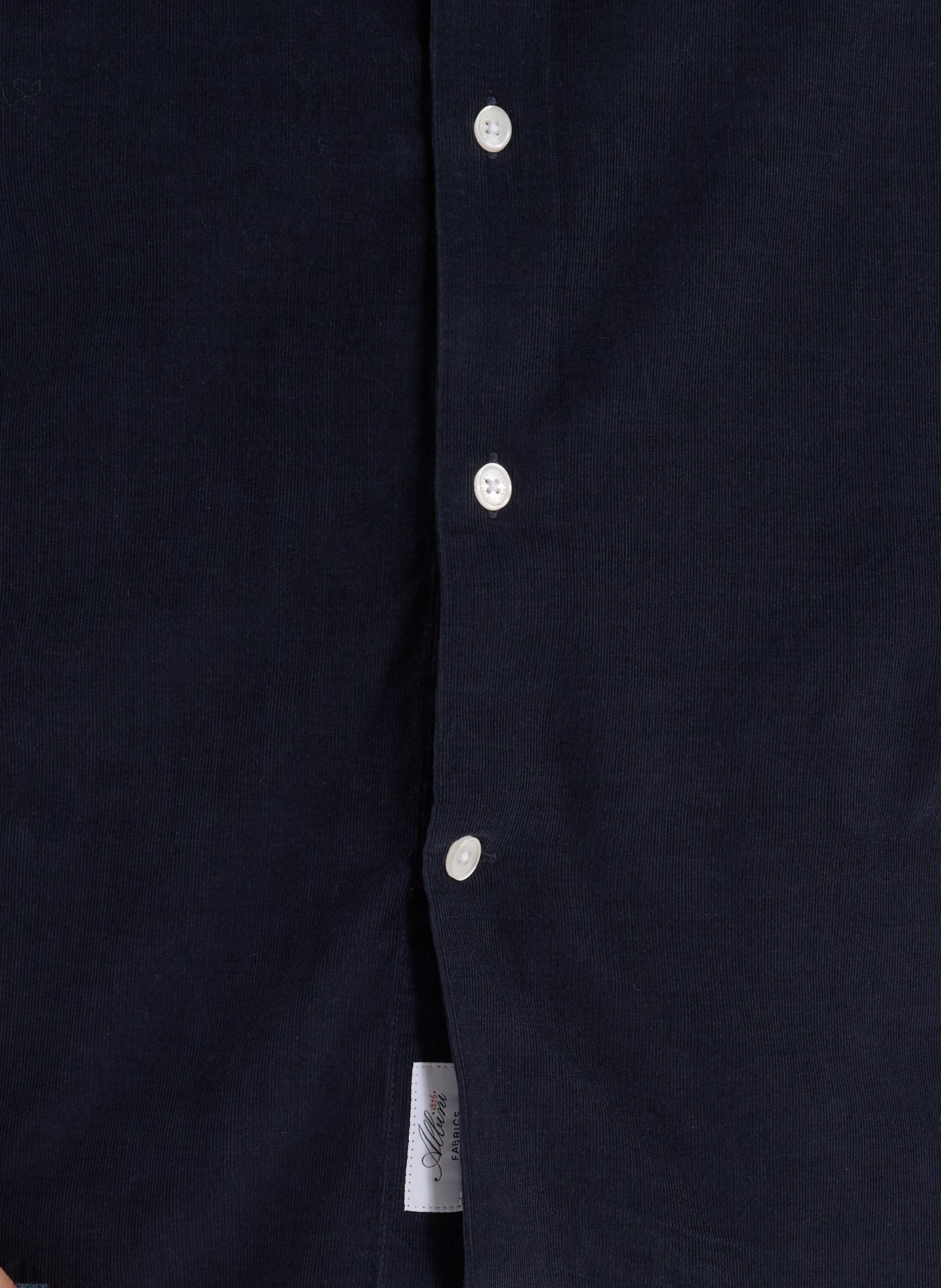 Chemise col classique manches contrastantes en coton EDEN PARK Blue