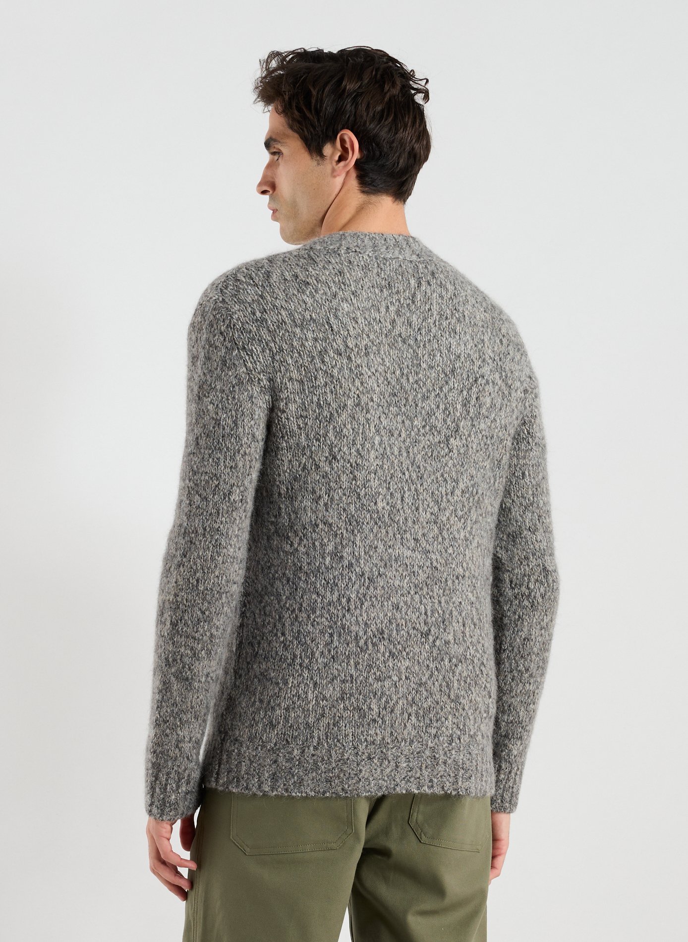 Cardigan en alpaga mélangé  WOOLRICH Beige