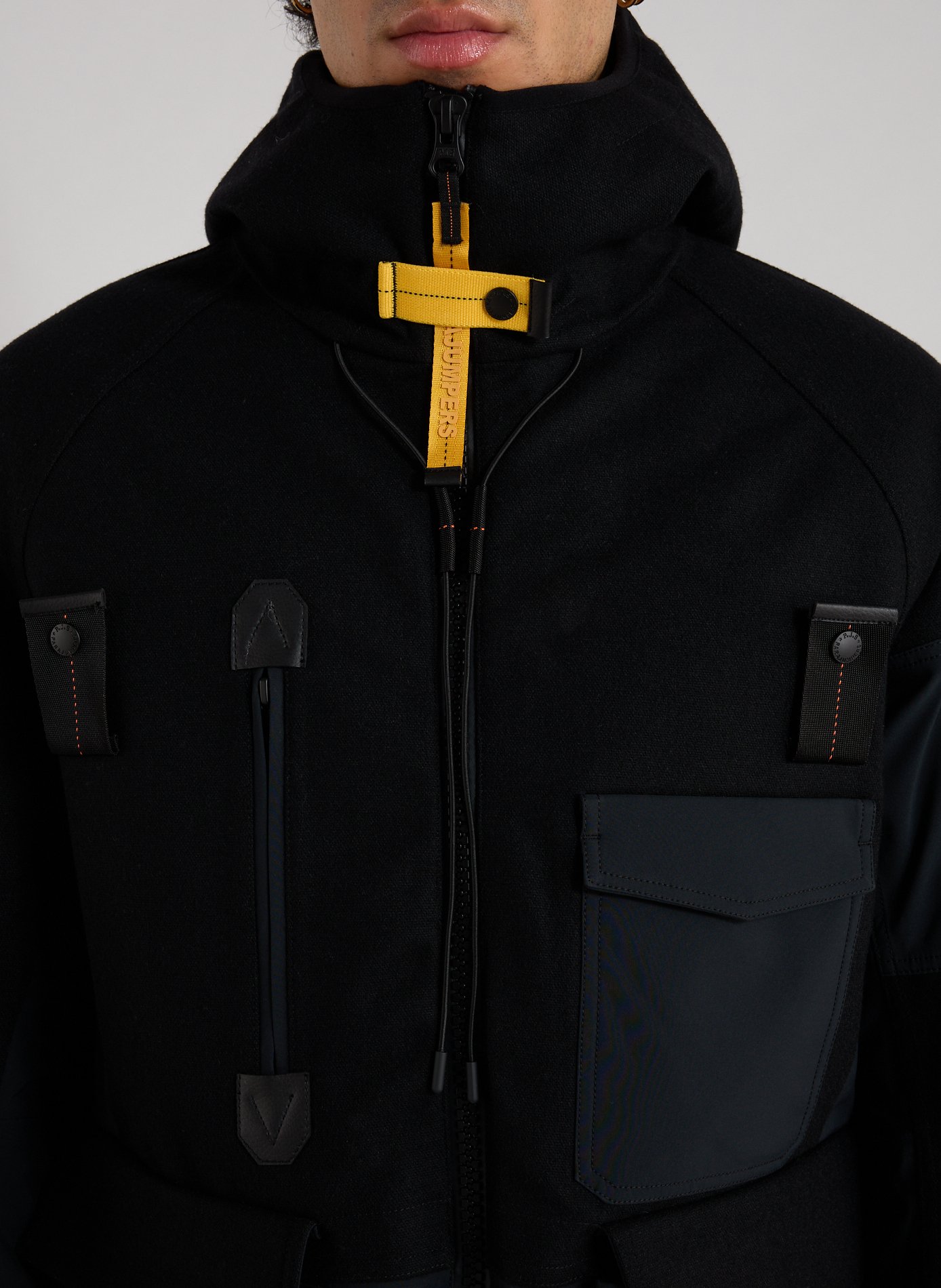 Veste mi longue Amak PARAJUMPERS Noir