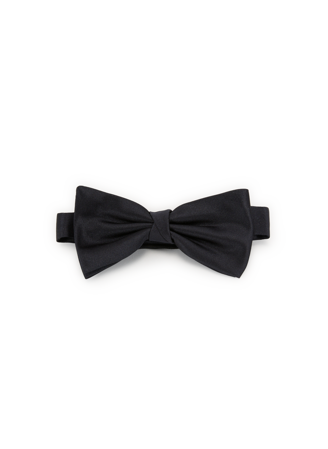 AU PRINTEMPS PARIS Silk Bow Tie Blue