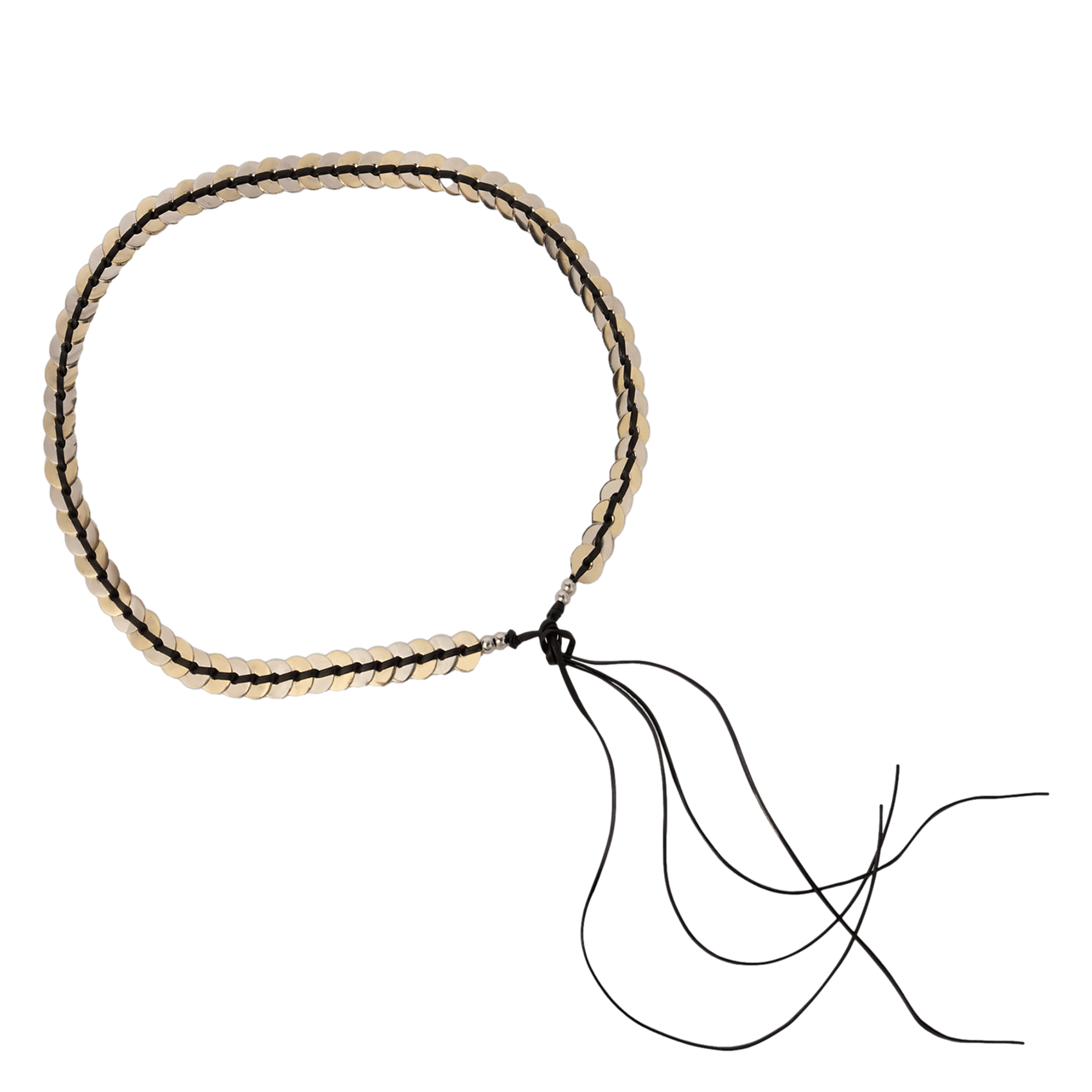 Ceinture en cuir SANDRO Argent