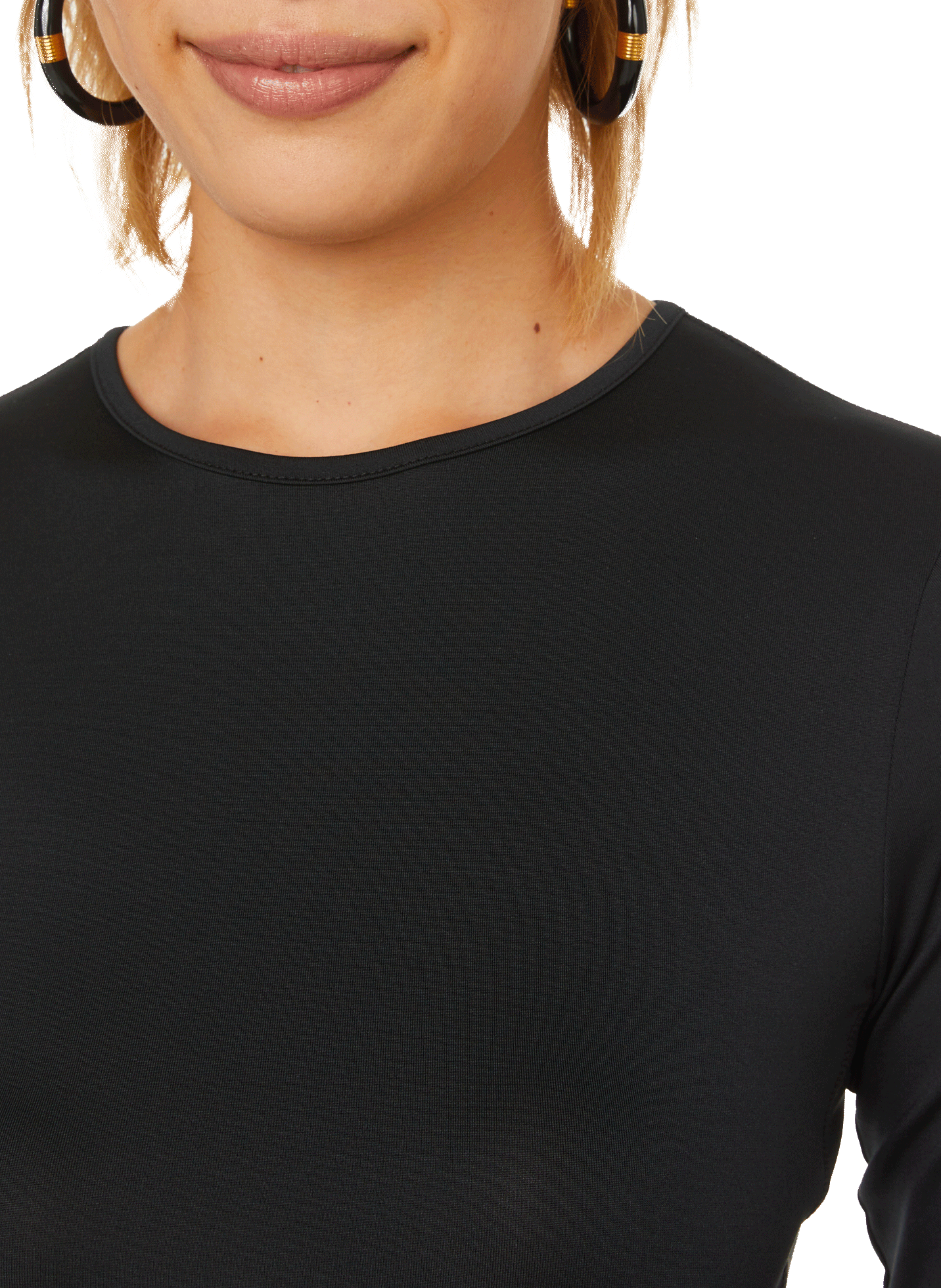 Body à manches longues TIBI Noir