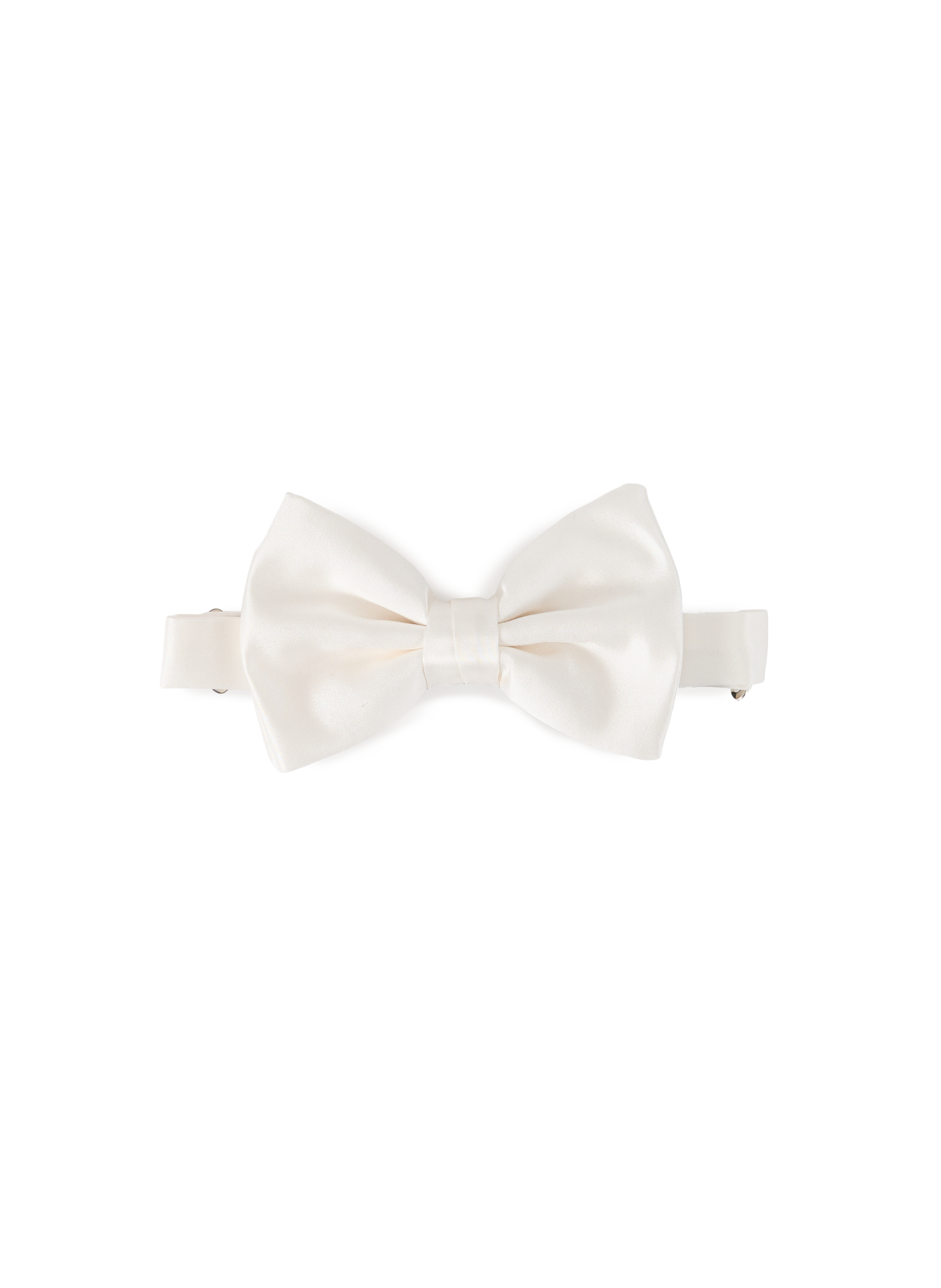 Noeud papillon en soie  EMPORIO ARMANI Blanc