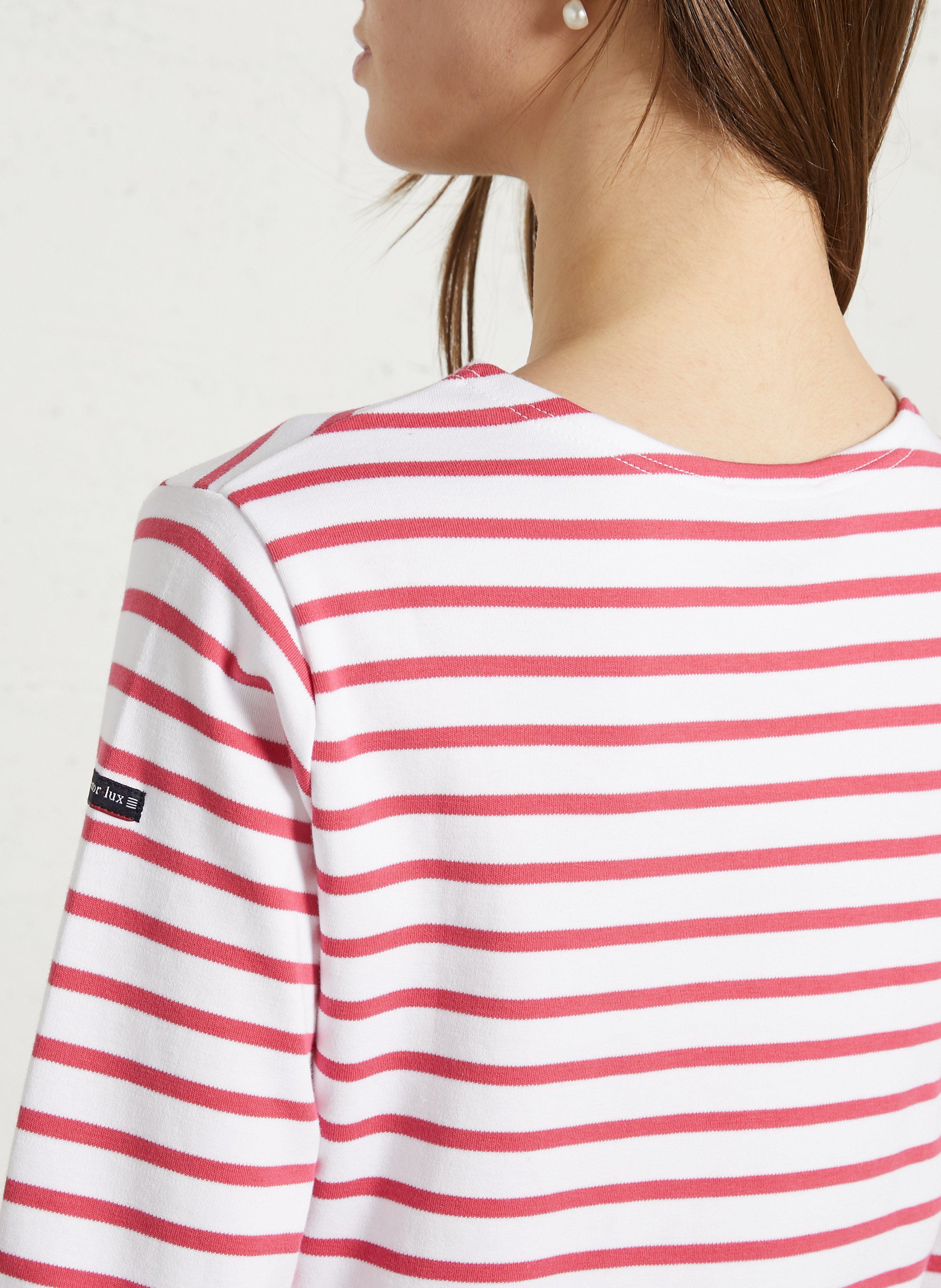 Marinière col bateau en coton épais cancale ARMOR-LUX Blanc