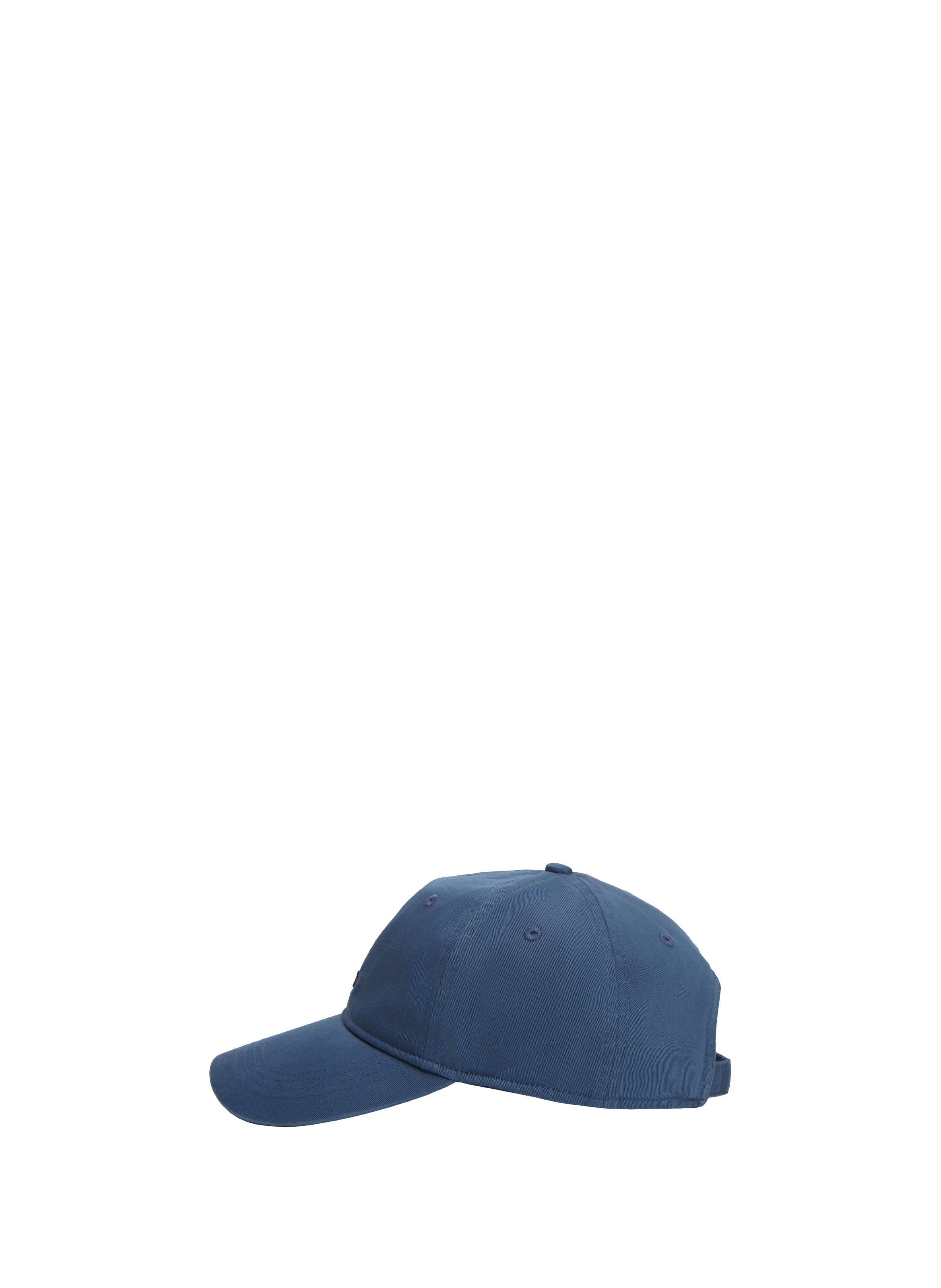 Logo organic cotton baseball cap TOMMY HILFIGER Blue