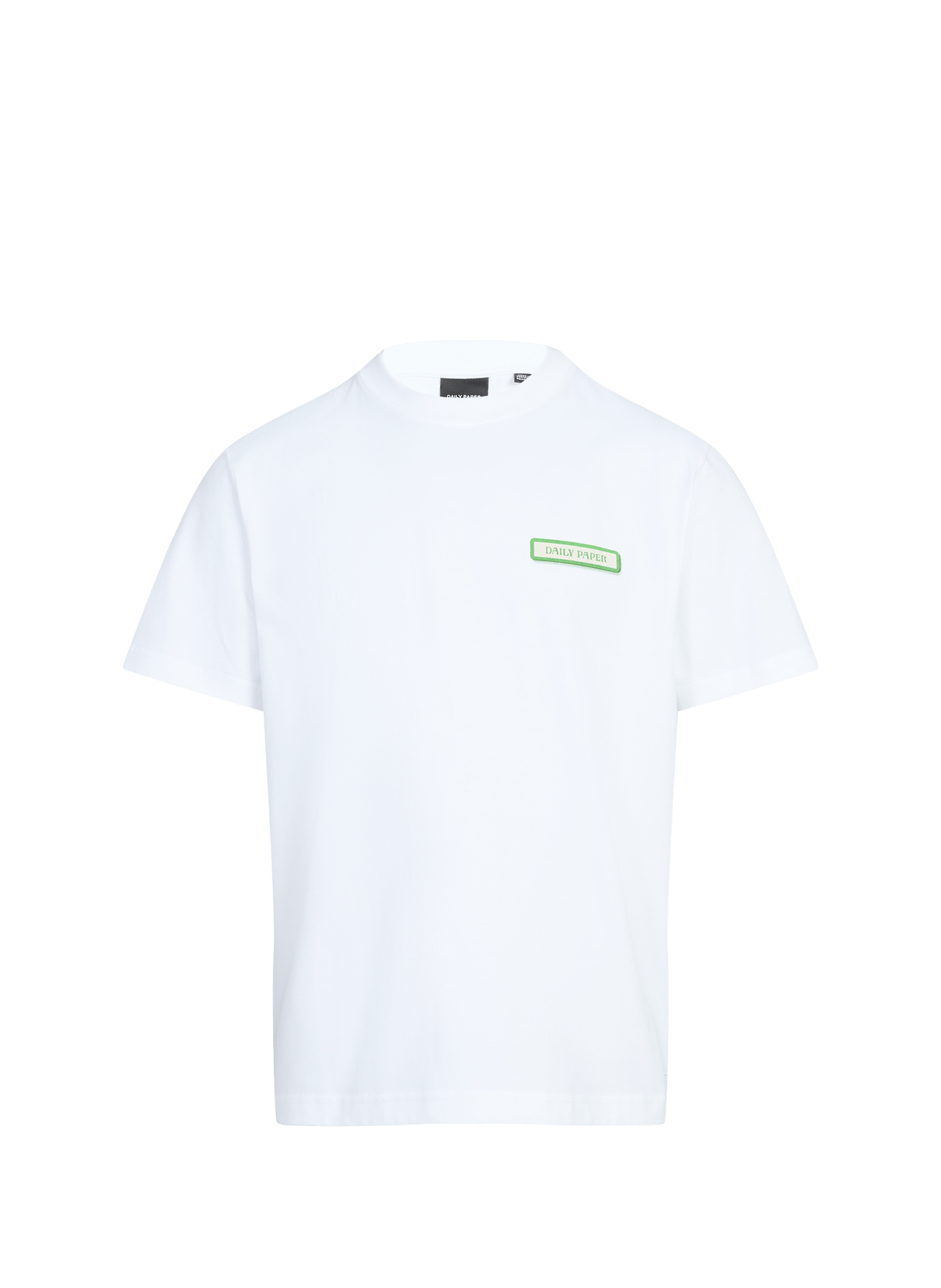 Maglietta stampata girocollo in cotone DAILY PAPER Bianco