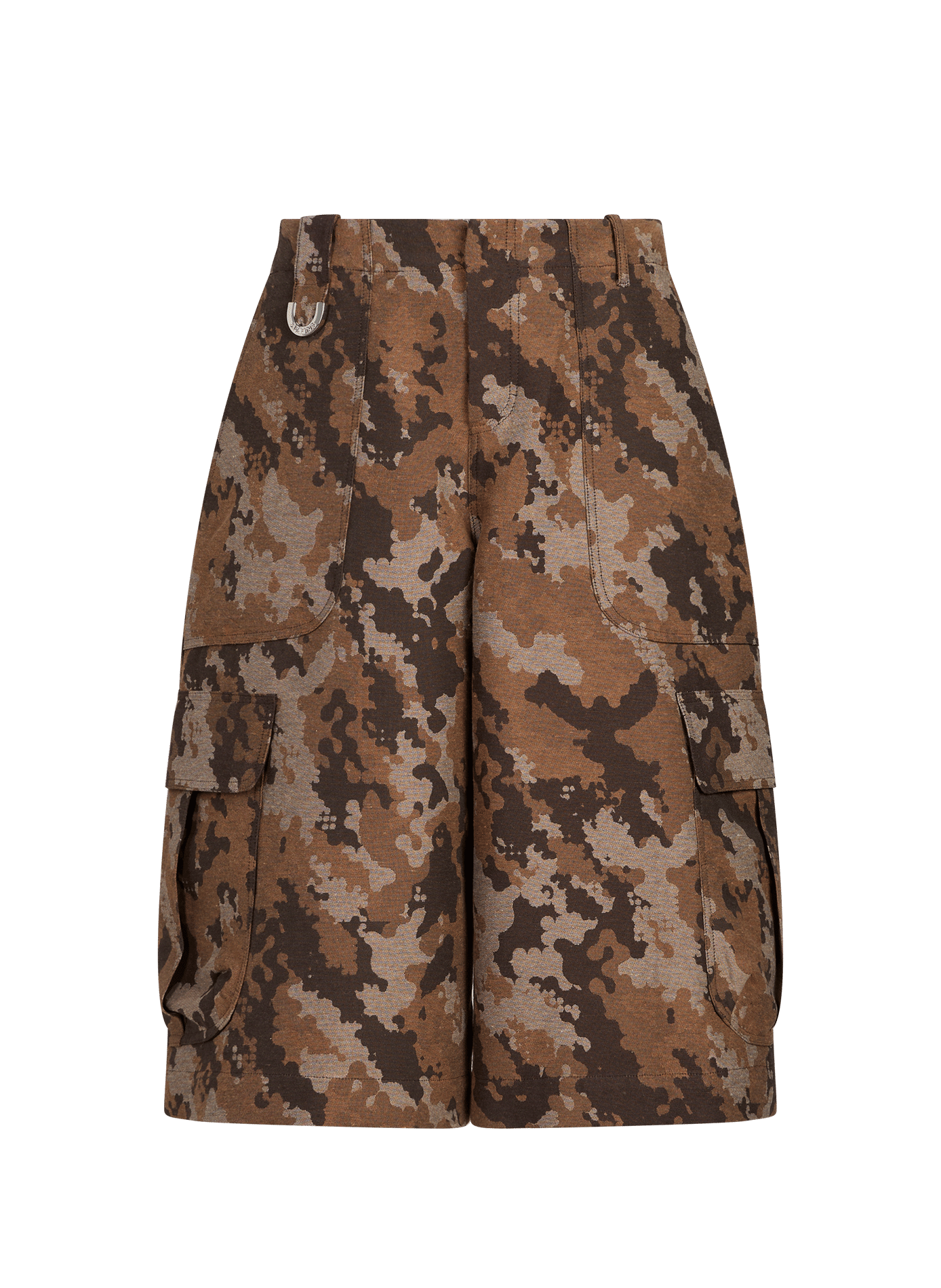 Short militaire en coton mélangé 3 PARADIS Multicolore
