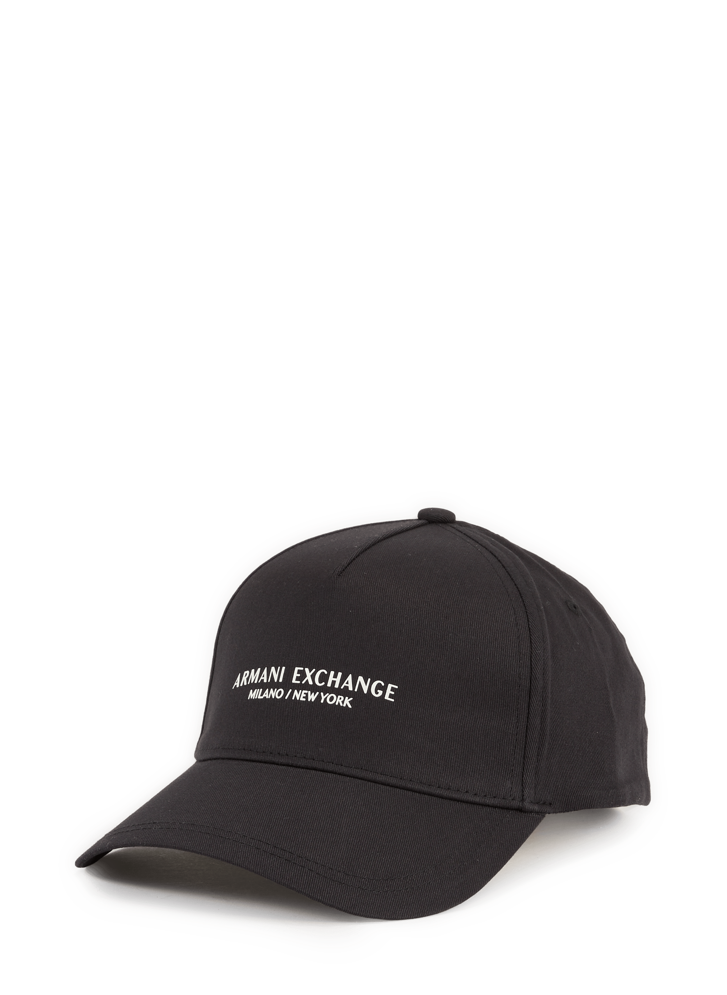 Casquette à visière avec logo NY en coton ARMANI EXCHANGE Bleu