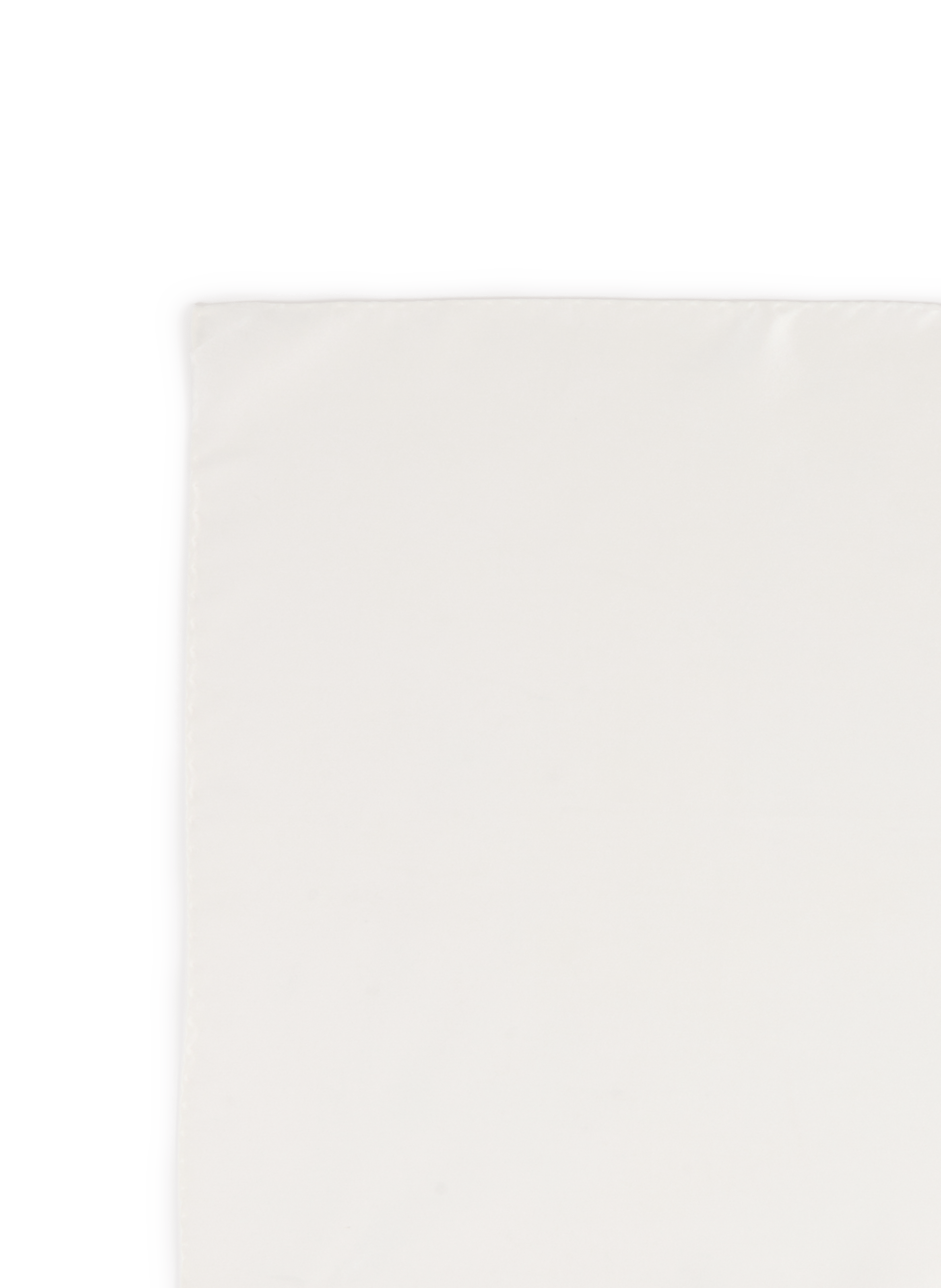 Pochette de costume satinée en soie ETON Beige